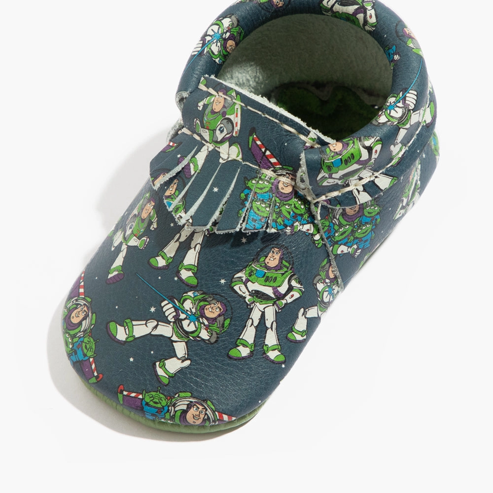 Infinity & Beyond City Baby Shoe Adjustable Straps Low Profile Design
