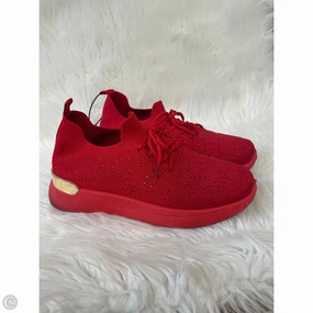 Shoes Sneakers By Rouge In Red, Size: 11 rubber All weather