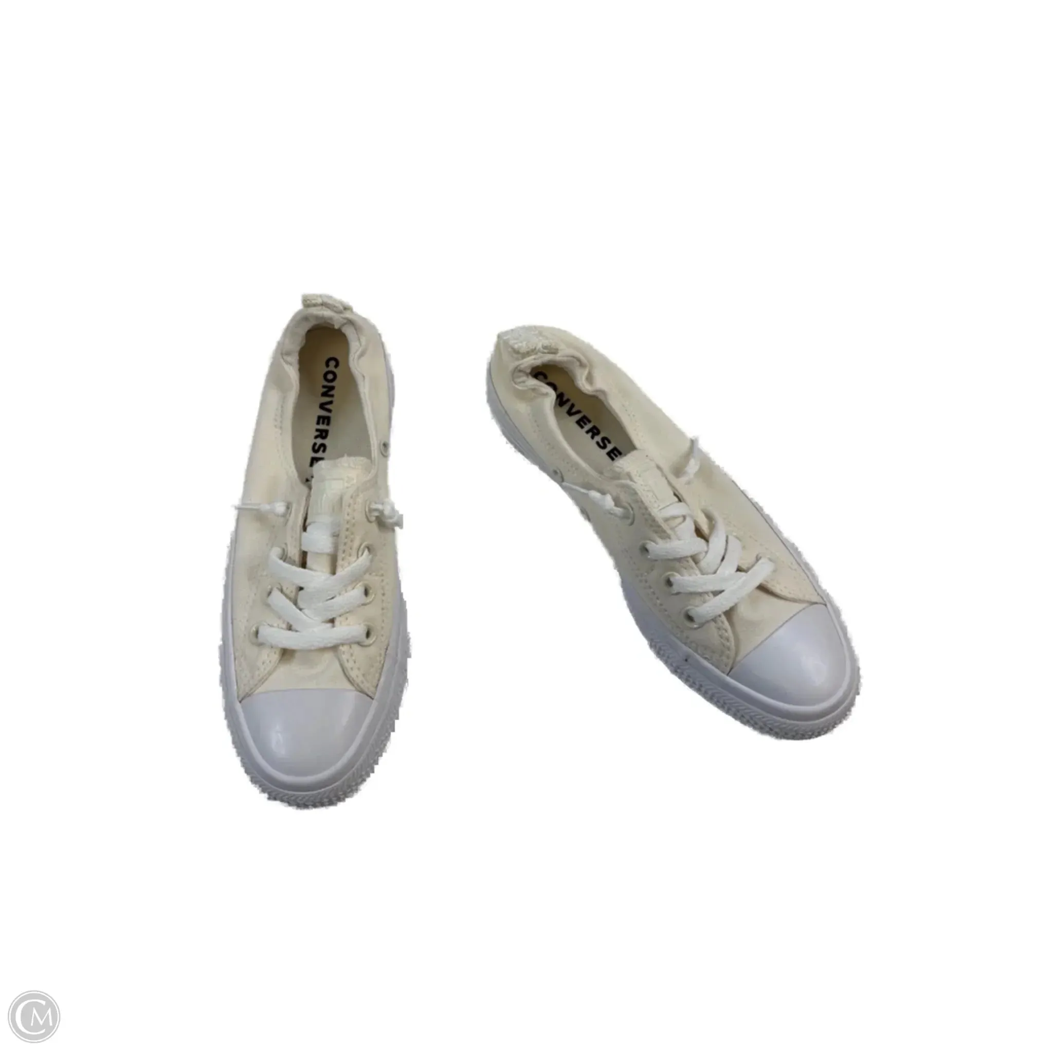 Comfortable Upper All-weather lining Shoes Sneakers By Converse In Ivory, Size: 7.5