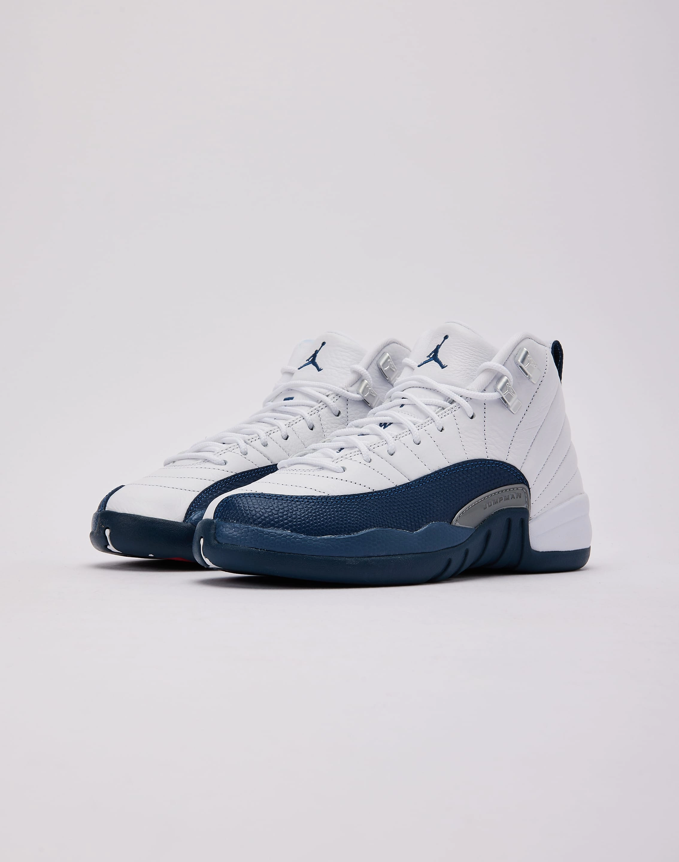 Jordan Air Jordan 12 Retro 'French Blue and White' Grade-School Secure Lace Closure