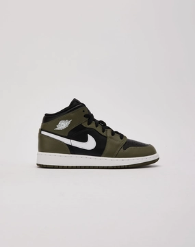 Anti Static Construction Torsional Stability System Jordan Air Jordan 1 Mid Grade-School