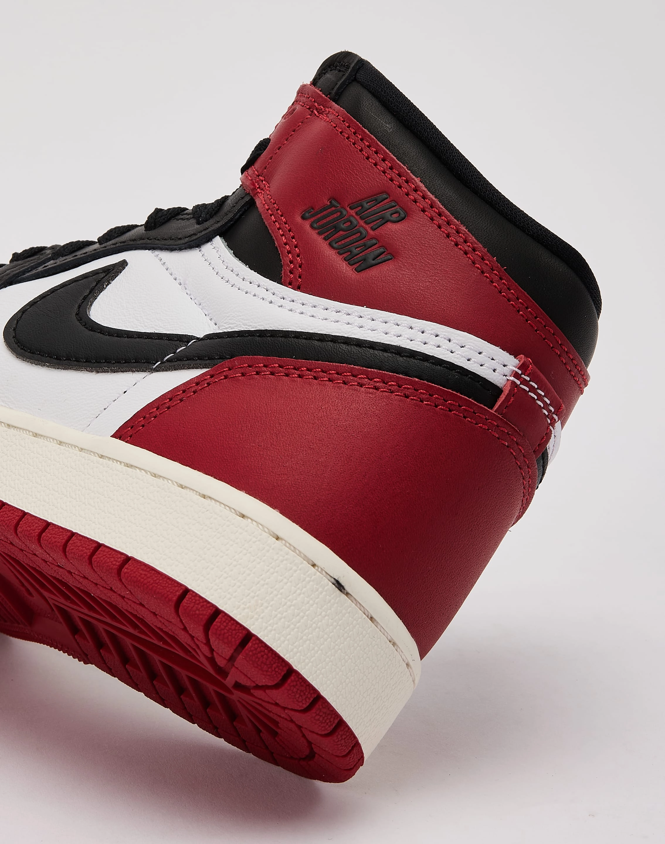 Jordan Air Jordan 1 Retro High OG 'Black Toe Reimagined' Grade-School Fall kids' attire AntimicrobialTreatment