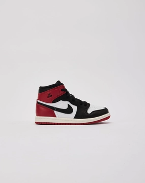 Jordan Air Jordan 1 Retro High OG 'Black Toe Reimagined' Toddler AdjustableStrap