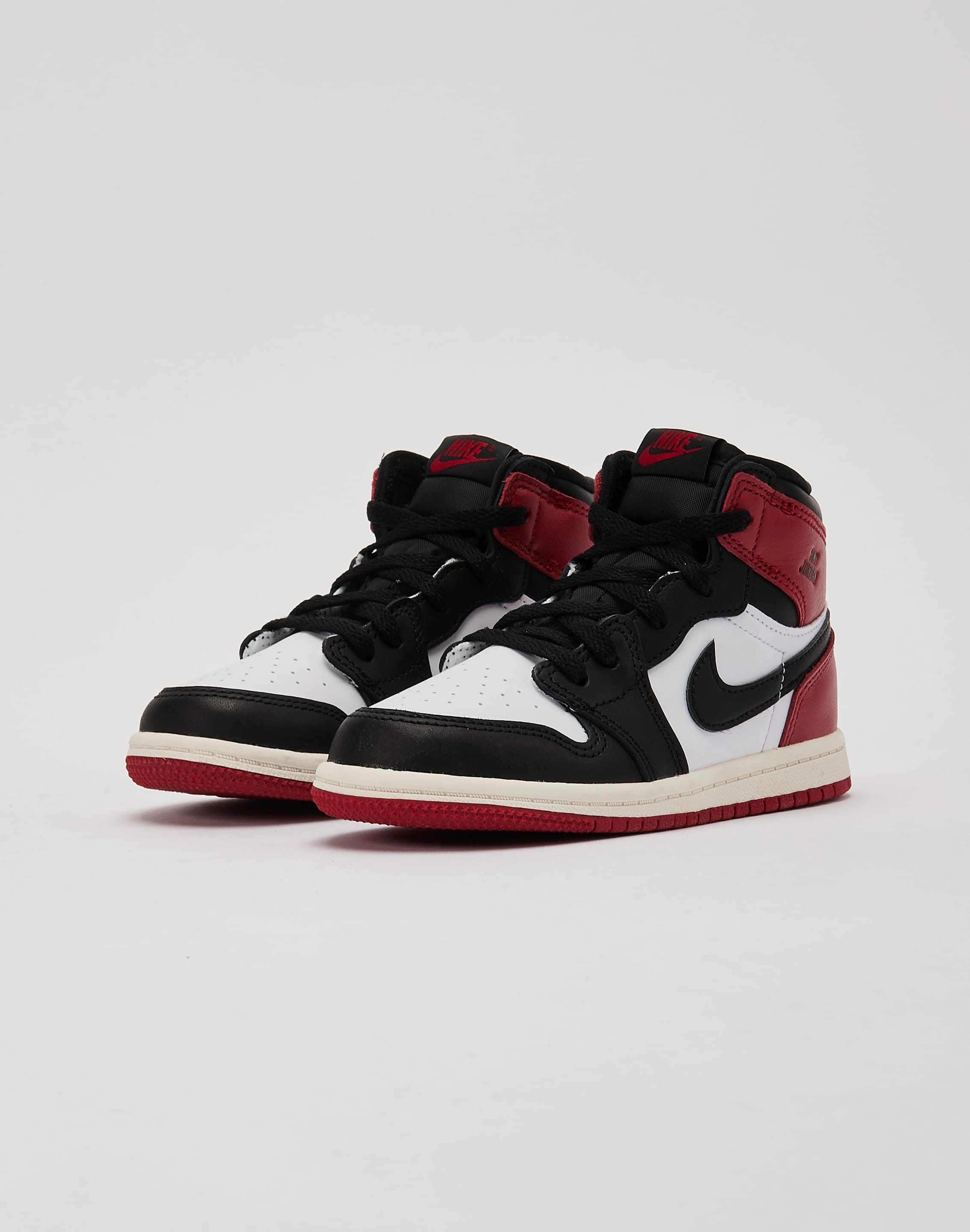 Rubber - soled kids' shoes Easy Clean Jordan Air Jordan 1 Retro High OG 'Black Toe Reimagined' Toddler