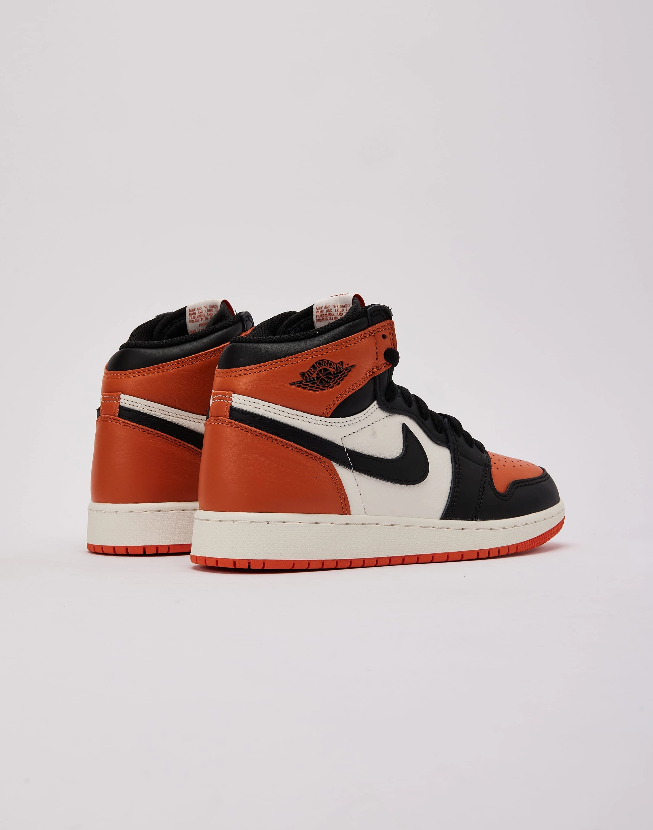 Jordan Air Jordan 1 Retro High OG 'Shattered Backboard' Grade-School Shock absorption system Flexible Motion Technology