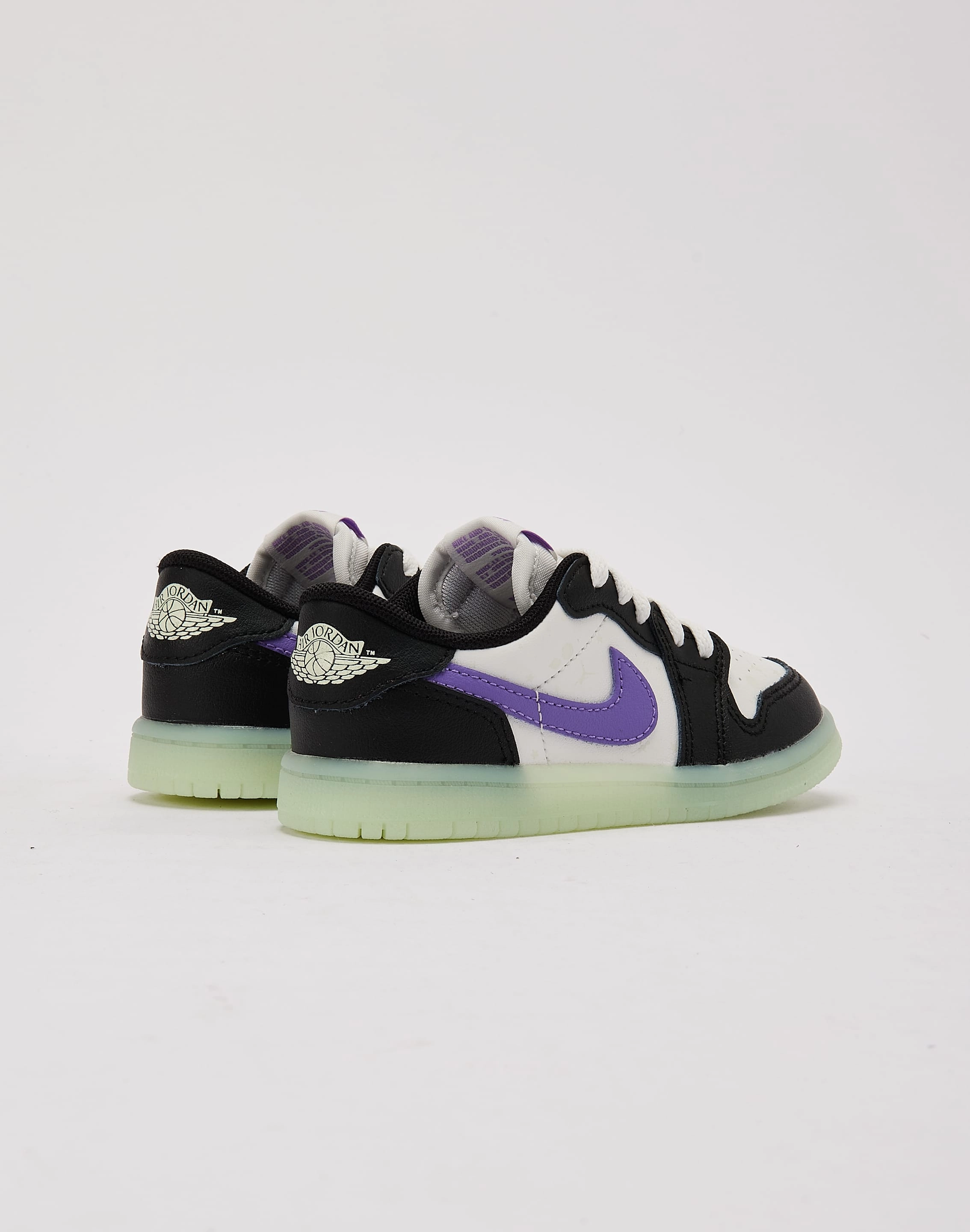 Jordan Air Jordan 1 Retro Low OG 'Black Raspberry' Toddler MoistureWickingLining