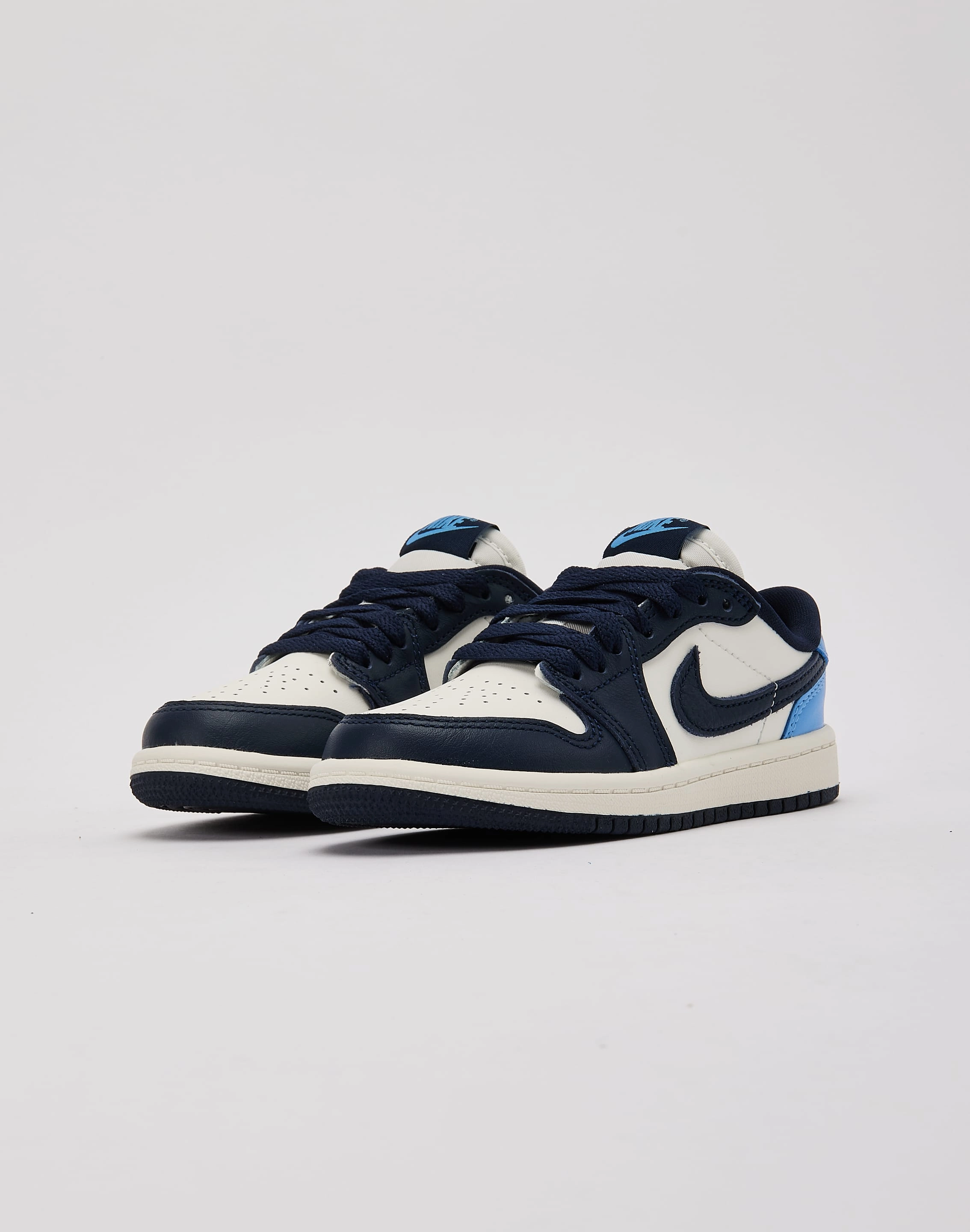 Jordan Air Jordan 1 Retro Low OG 'Obsidian' Pre-School SoftInsoles Non Slip Sole