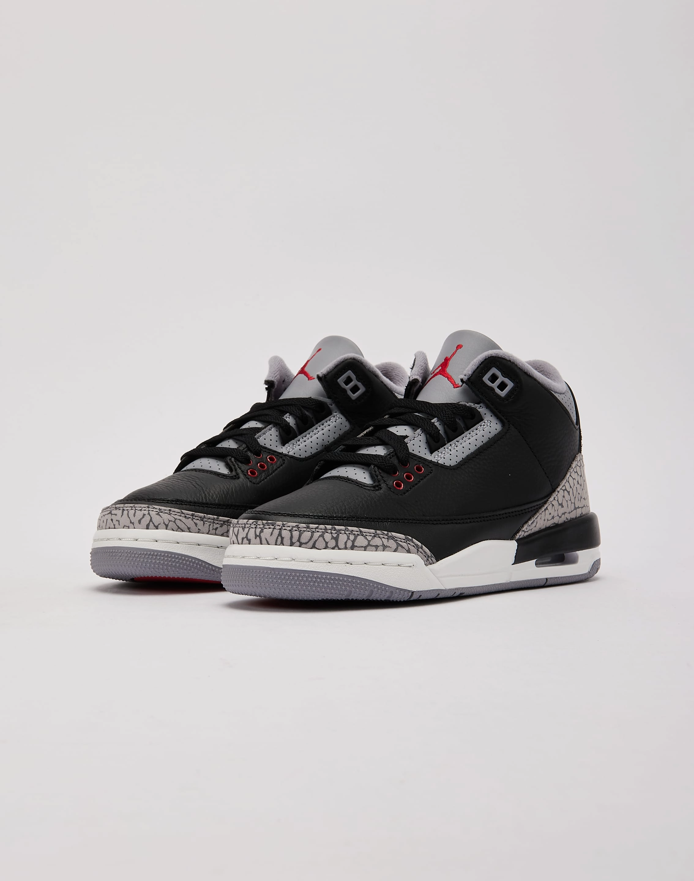 Breathable fabric Jordan Air Jordan 3 Retro 'Black Cement' Grade-School