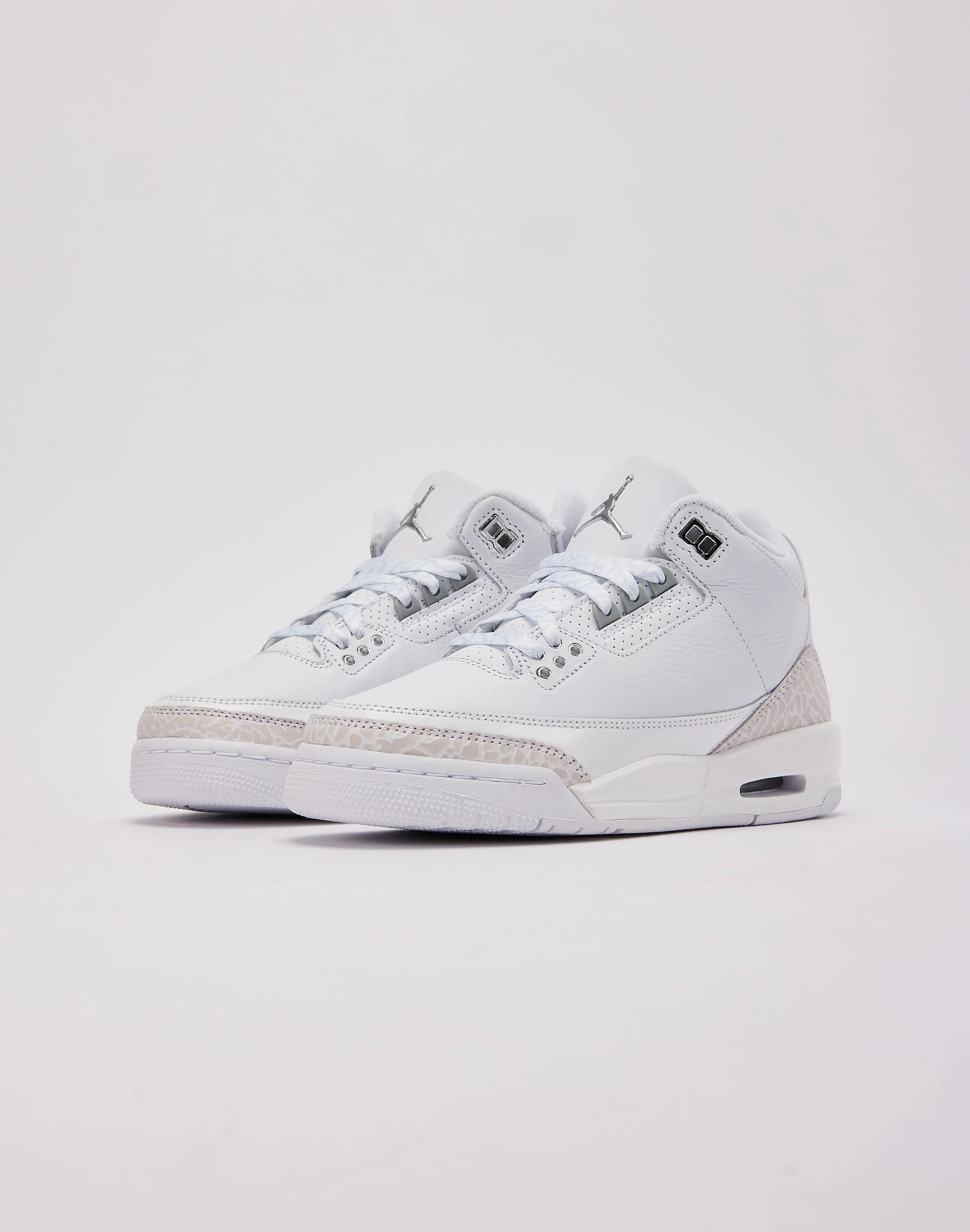 Ventilation holes Rubber Traction Jordan Air Jordan 3 Retro 'Pure Money' Grade-School
