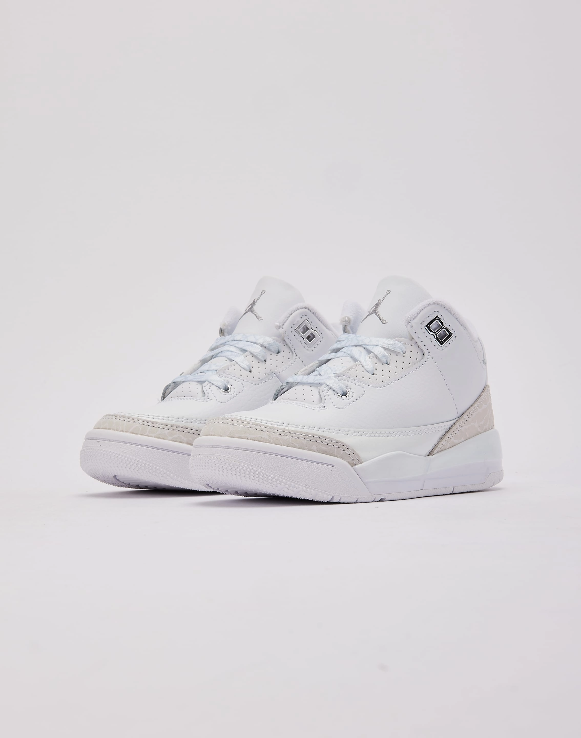 Reinforced toe cap Bacterial Growth Prevention Jordan Air Jordan 3 Retro 'Pure Money' Pre-School