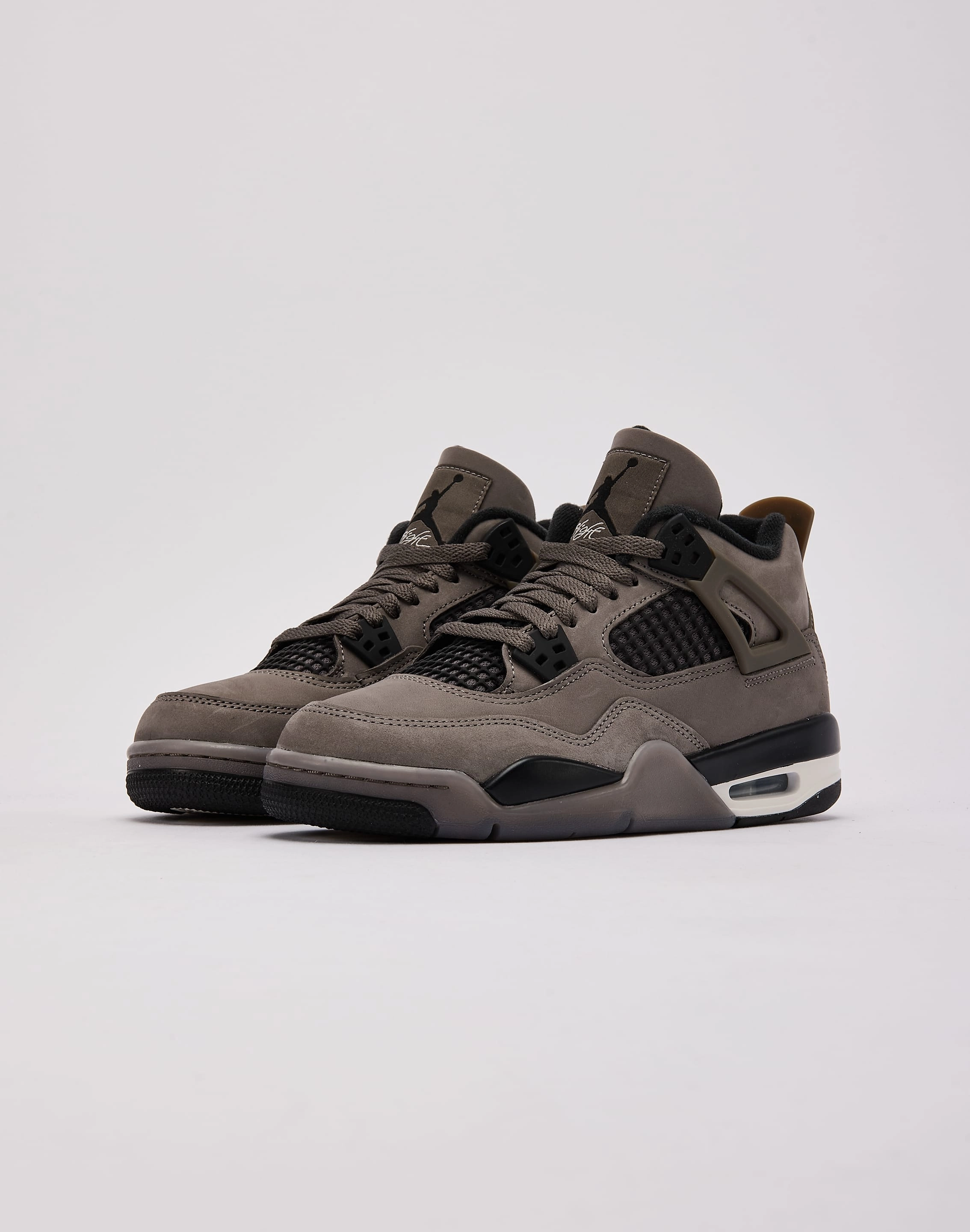 Jordan Air Jordan 4 Retro 'Cave Stone' Grade-School Casual kids' wear Machine washable
