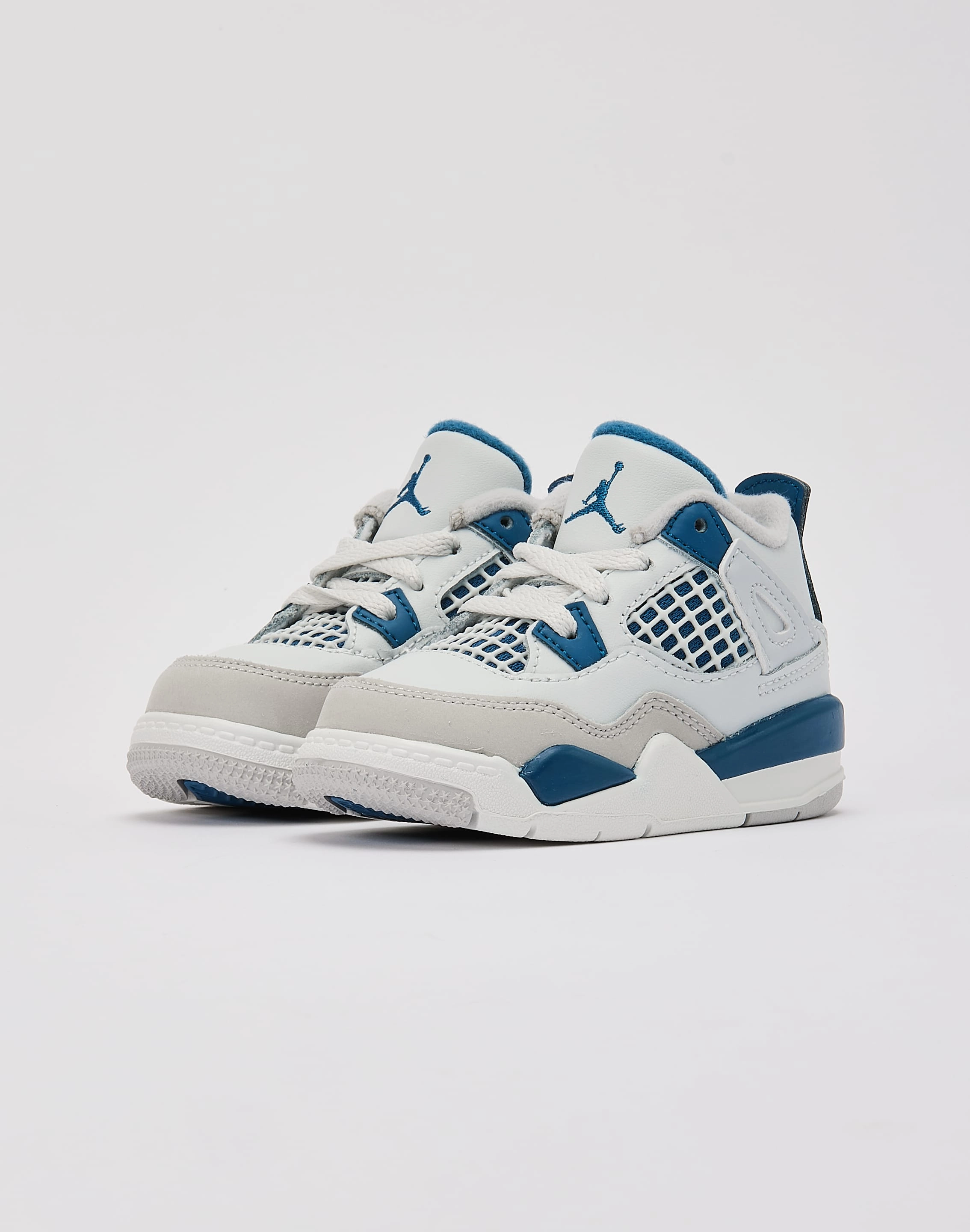Jordan Air Jordan 4 Retro 'Industrial Blue' Toddler Elegant kids' looks