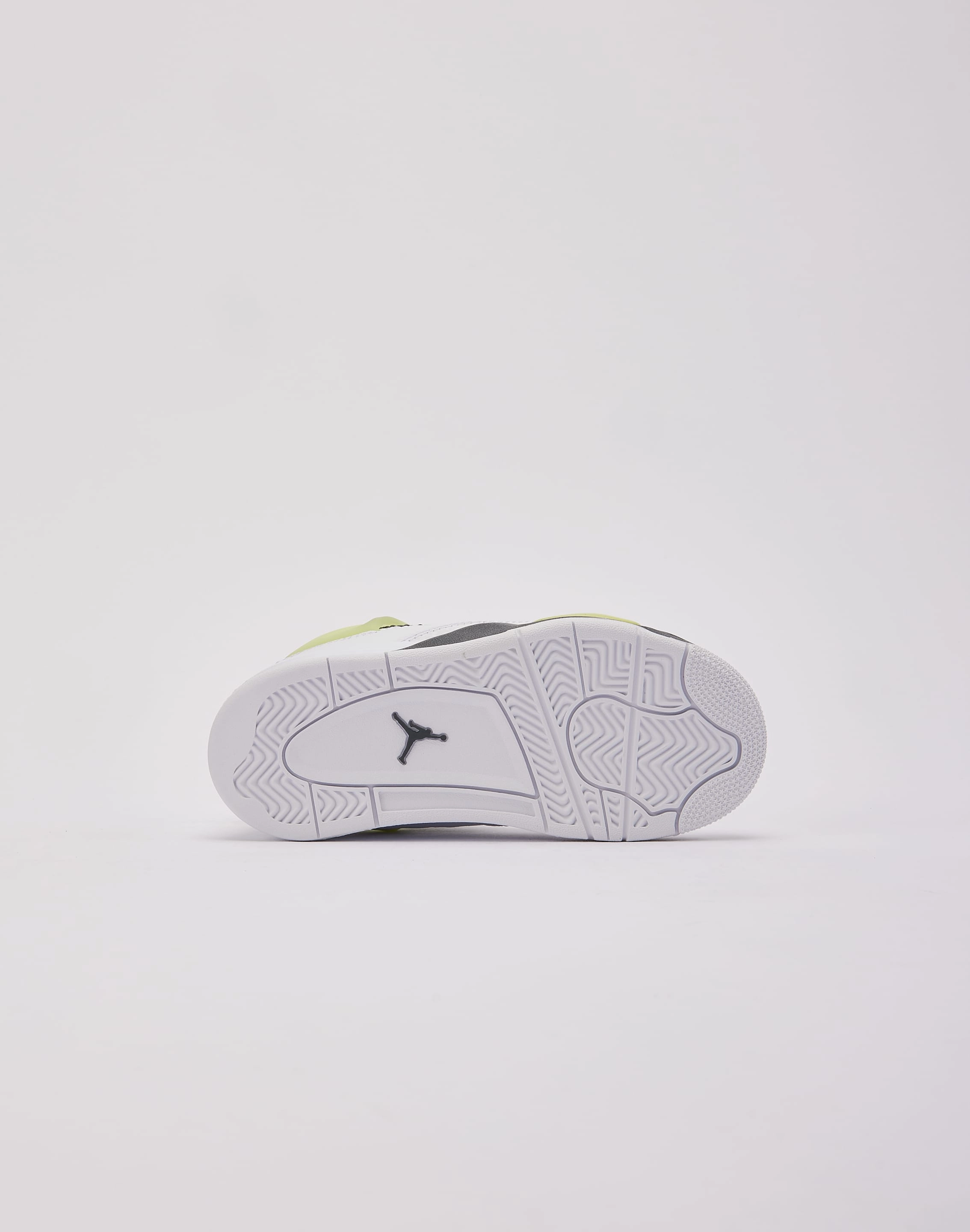 Jordan Air Jordan 4 Retro 'Light Lemon Twist' Pre-School Reinforced Stitching