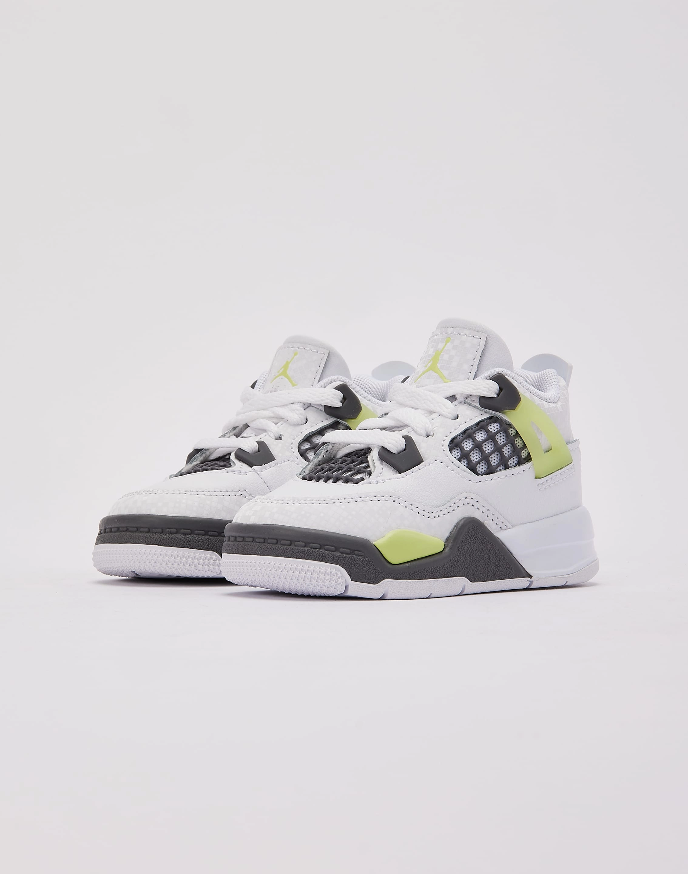 Jordan Air Jordan 4 Retro 'Light Lemon Twist' Toddler Comfortable kids' shoes