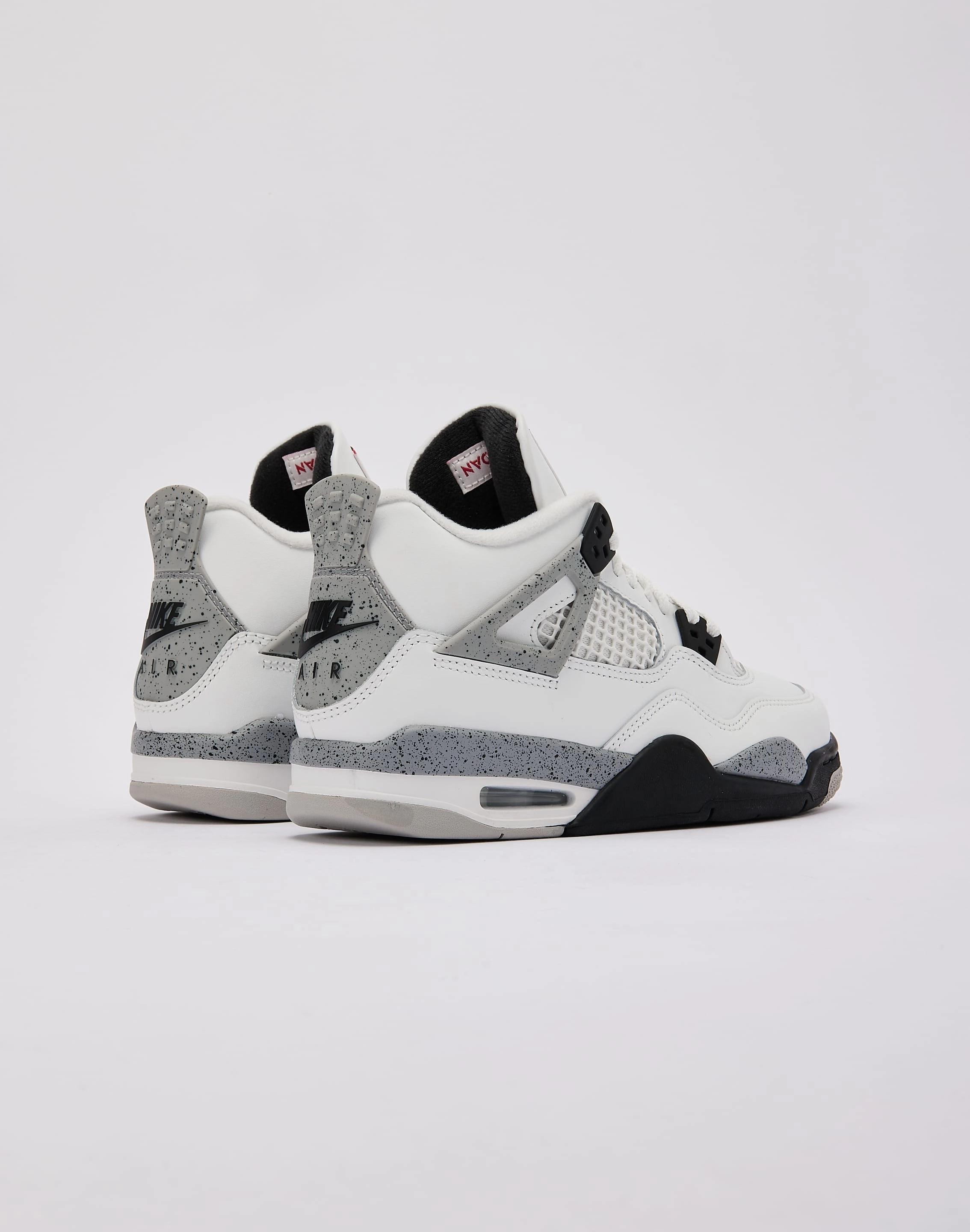 Moisture Wicking Fabric Jordan Air Jordan 4 Retro OG 'White Cement' Grade-School