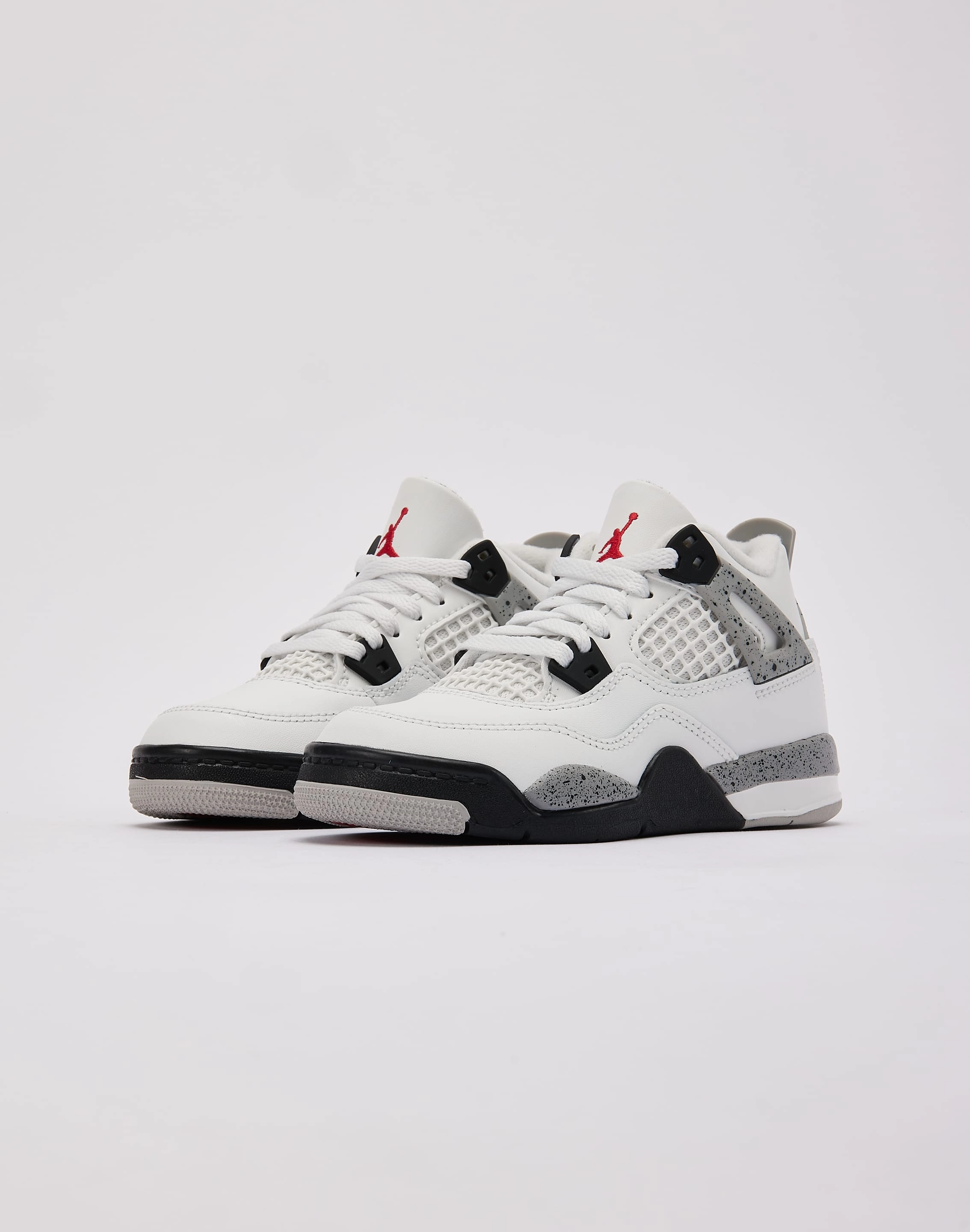 SustainableMaterial Jordan Air Jordan 4 Retro OG 'White Cement' Pre-School
