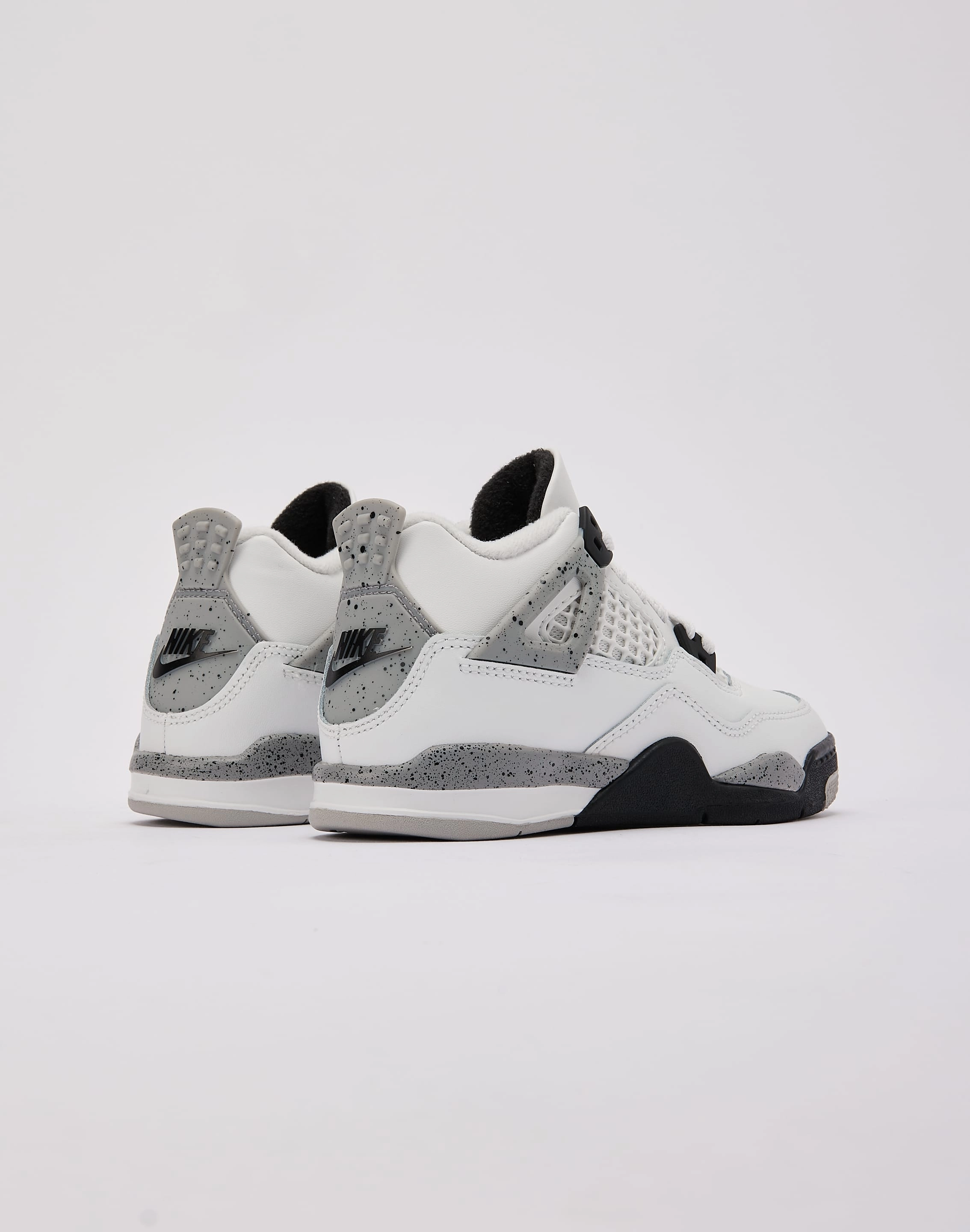 NonTreadPattern Jordan Air Jordan 4 Retro OG 'White Cement' Pre-School