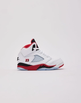 Anti Fatigue Technology Jordan Air Jordan 5 Retro 'Fire Red Black Tongue' Pre-School