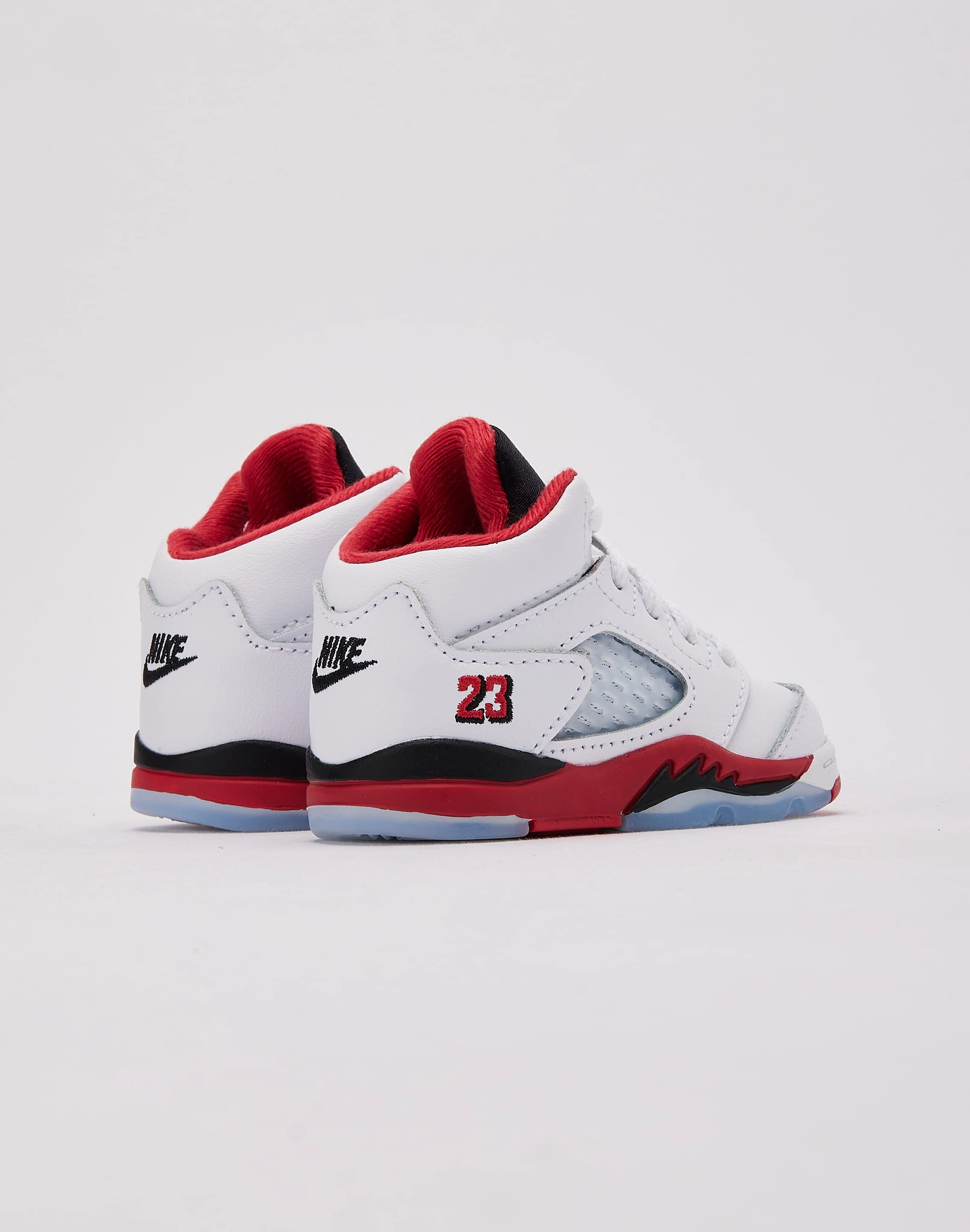 Jordan Air Jordan 5 Retro 'Fire Red Black Tongue' Toddler Kids' slippers