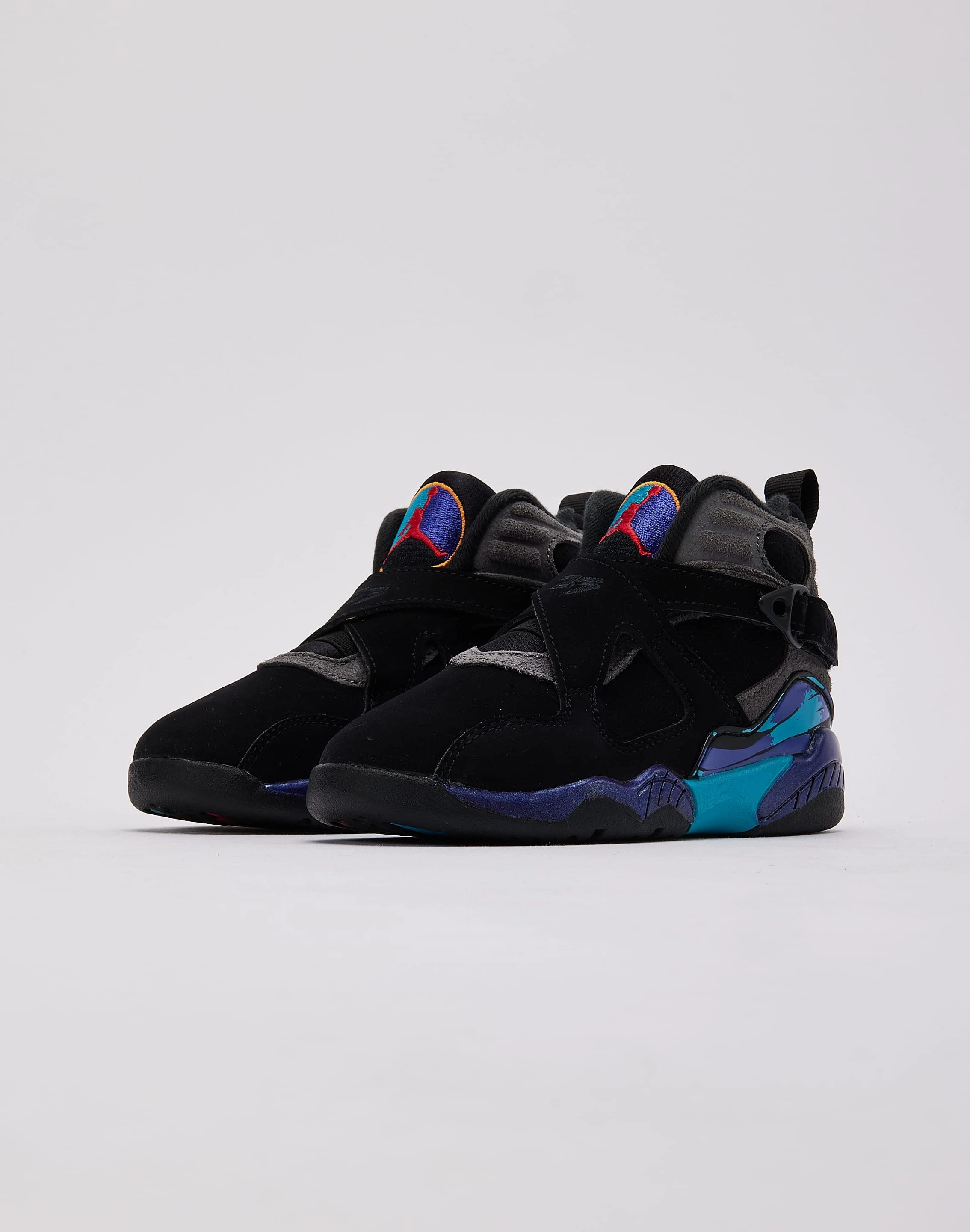 Impact Resistant Heel SlipResistantSoles Jordan  Air Jordan 8 Retro 'Aqua' Pre-School