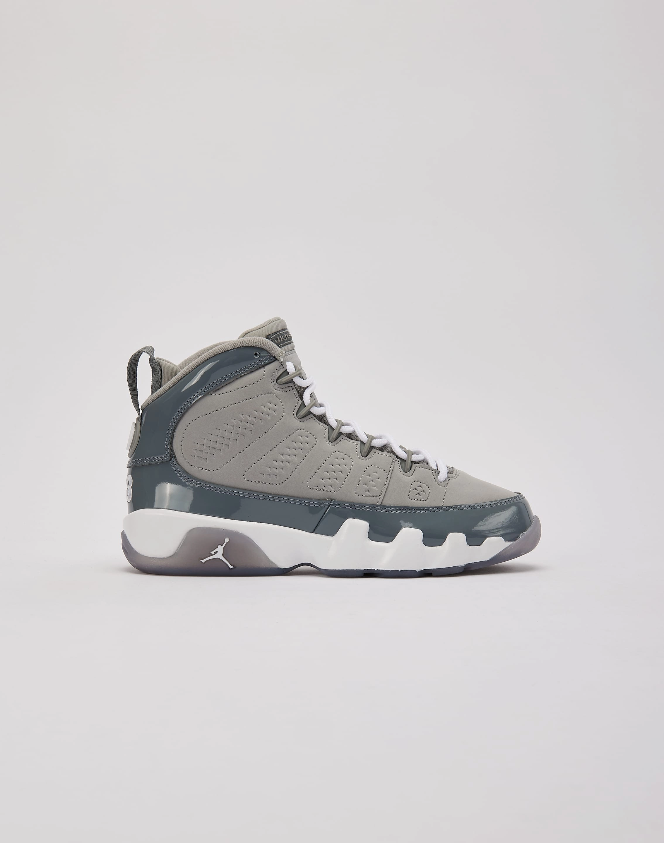 Jordan Air Jordan 9 Retro 'Cool Grey' Grade-School Canvas kids' shoes SlipResistantSoles