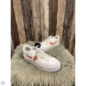 windproof Shoes Sneakers By Nike In Pink & White, Size: 12