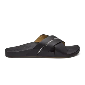 Kpea Olu - Black Sandal Craftsmanship ethnic touch