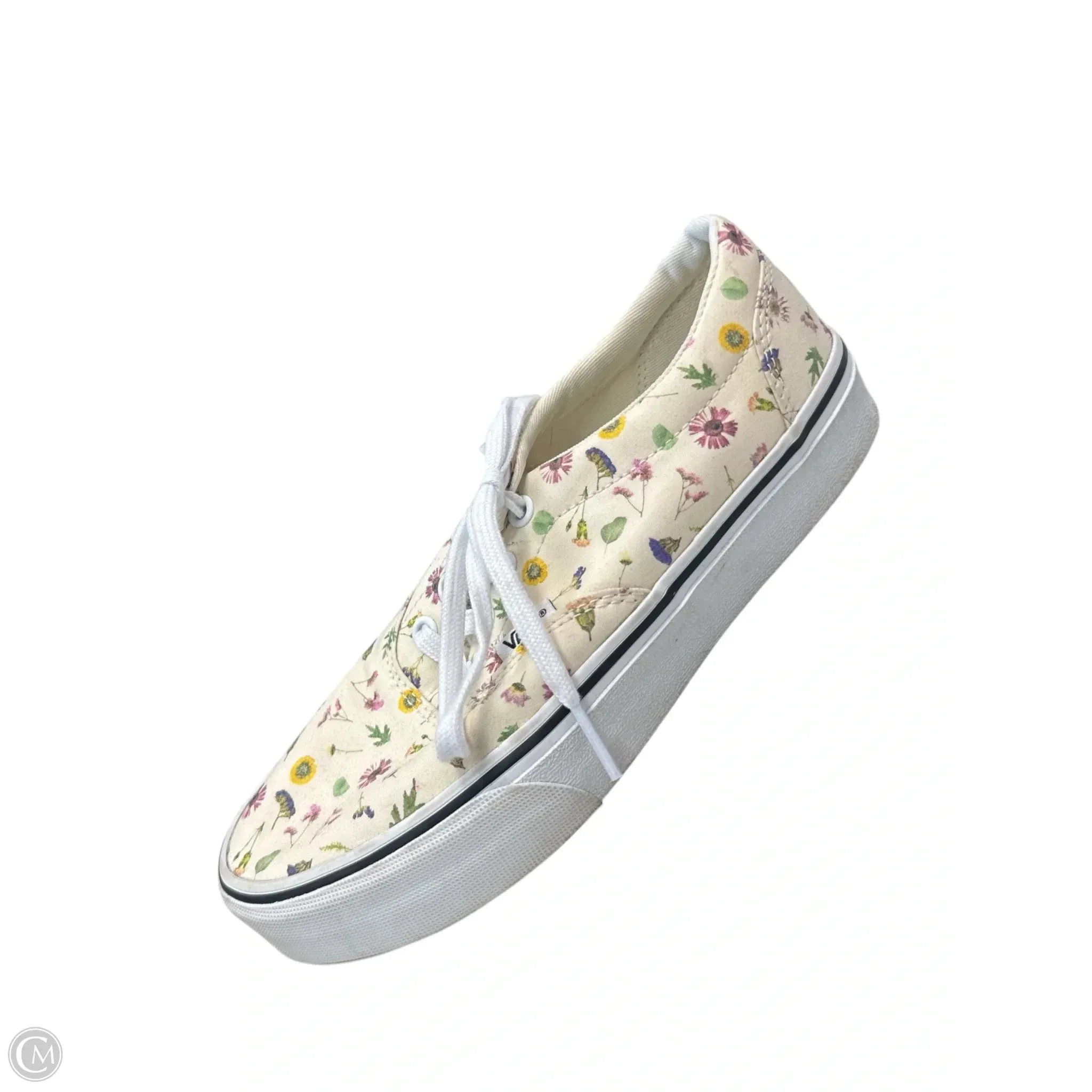 Reinforced Achilles Pad Shoes Sneakers By Vans In Floral Print, Size: 6.5