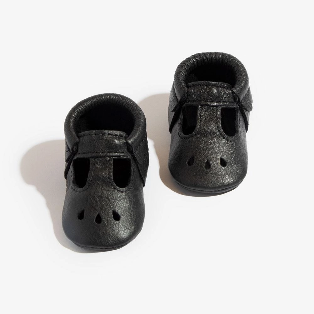 natural fiber Ventilation Holes System Ebony Mary Jane Baby Shoe