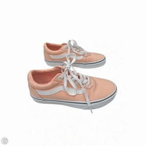 Structural Weave Technology Fit Light Shoes Sneakers By Vans In Peach, Size: 6