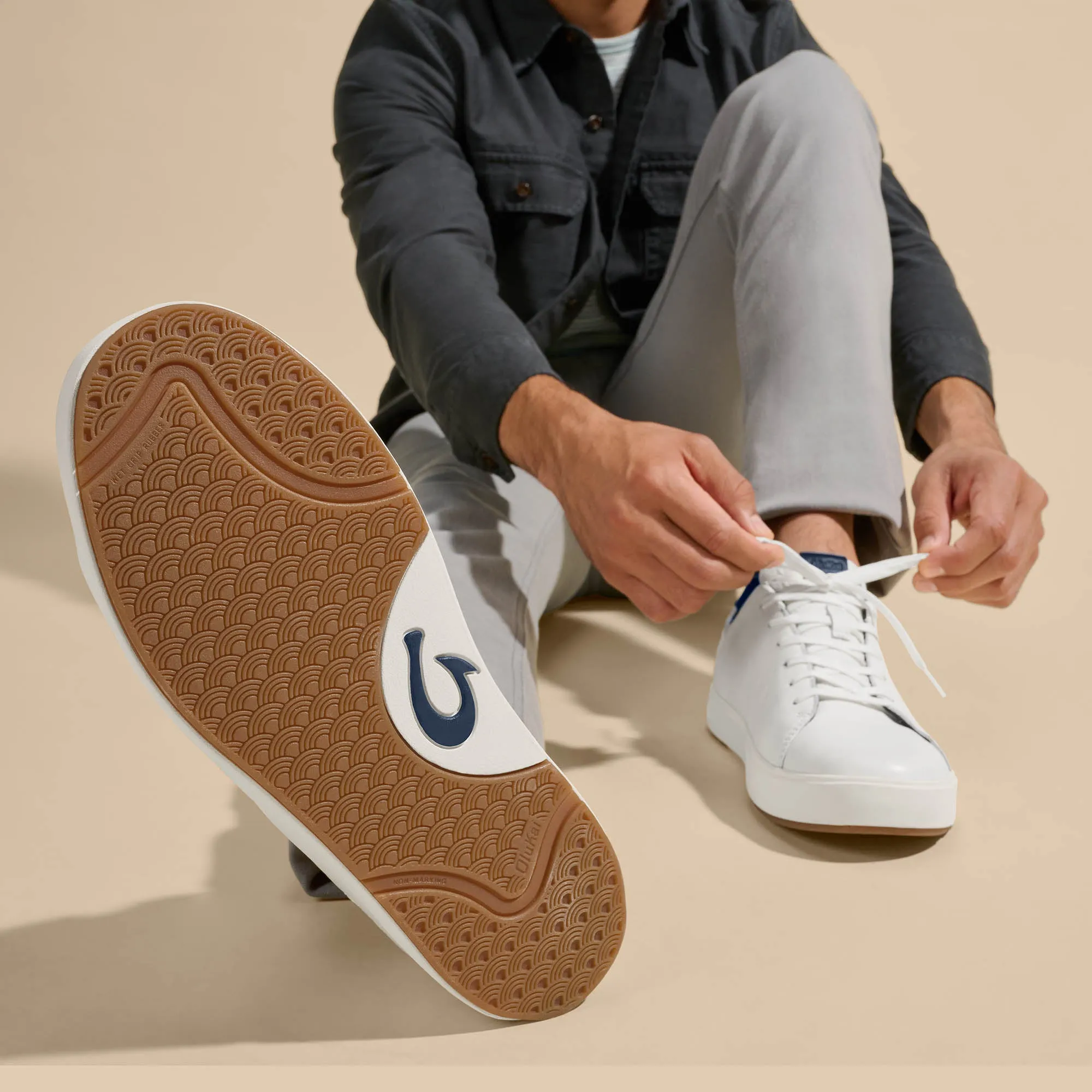 Balance Walk Slip On Laeahi L Ili - Bright White / Trench Blue