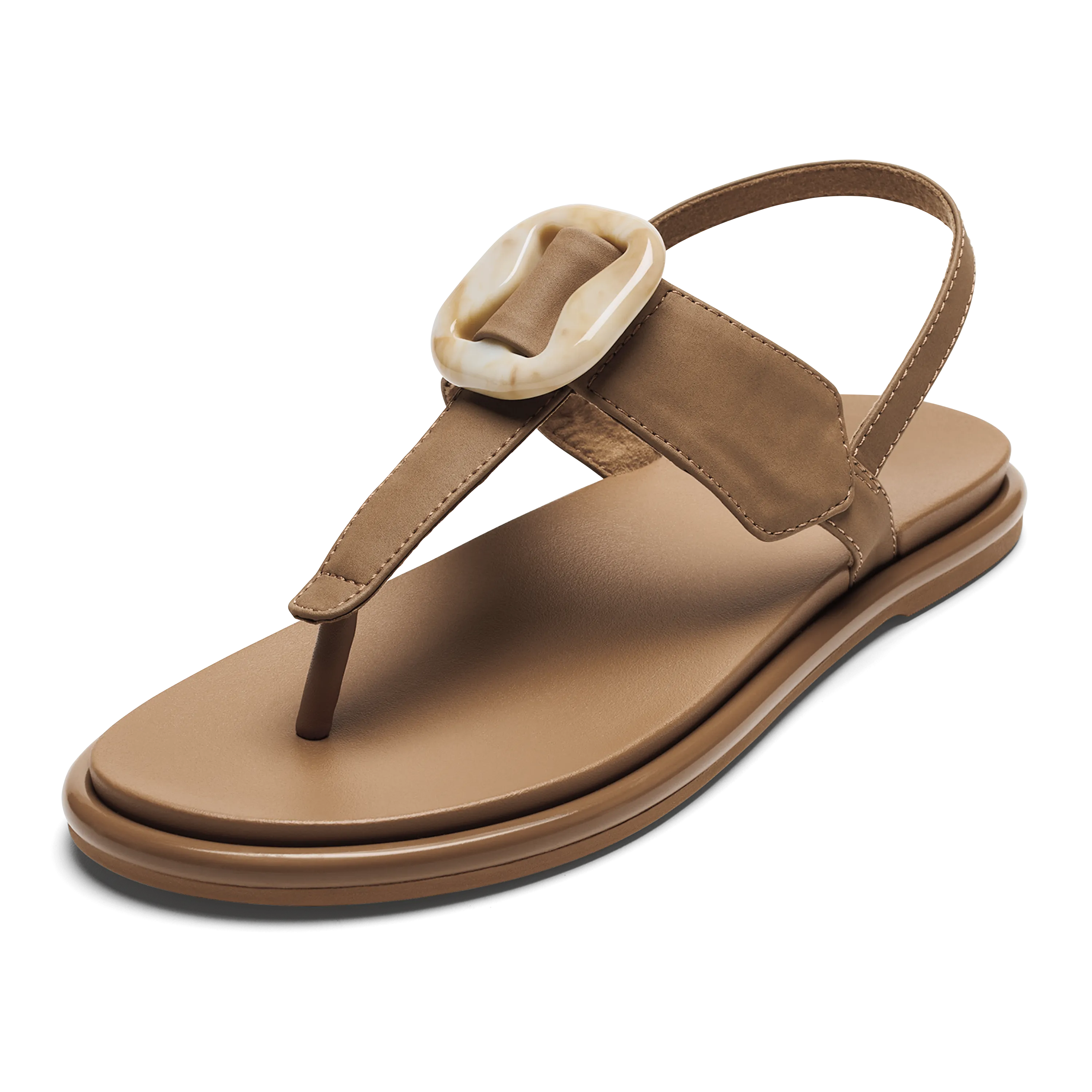 All-day Comfort Shoes Lai TBar - Tan / Tan