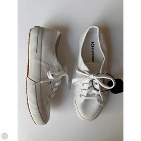 Shoes Sneakers By Superga In White, Size: 7.5 Breathable Perforations Hook And Loop