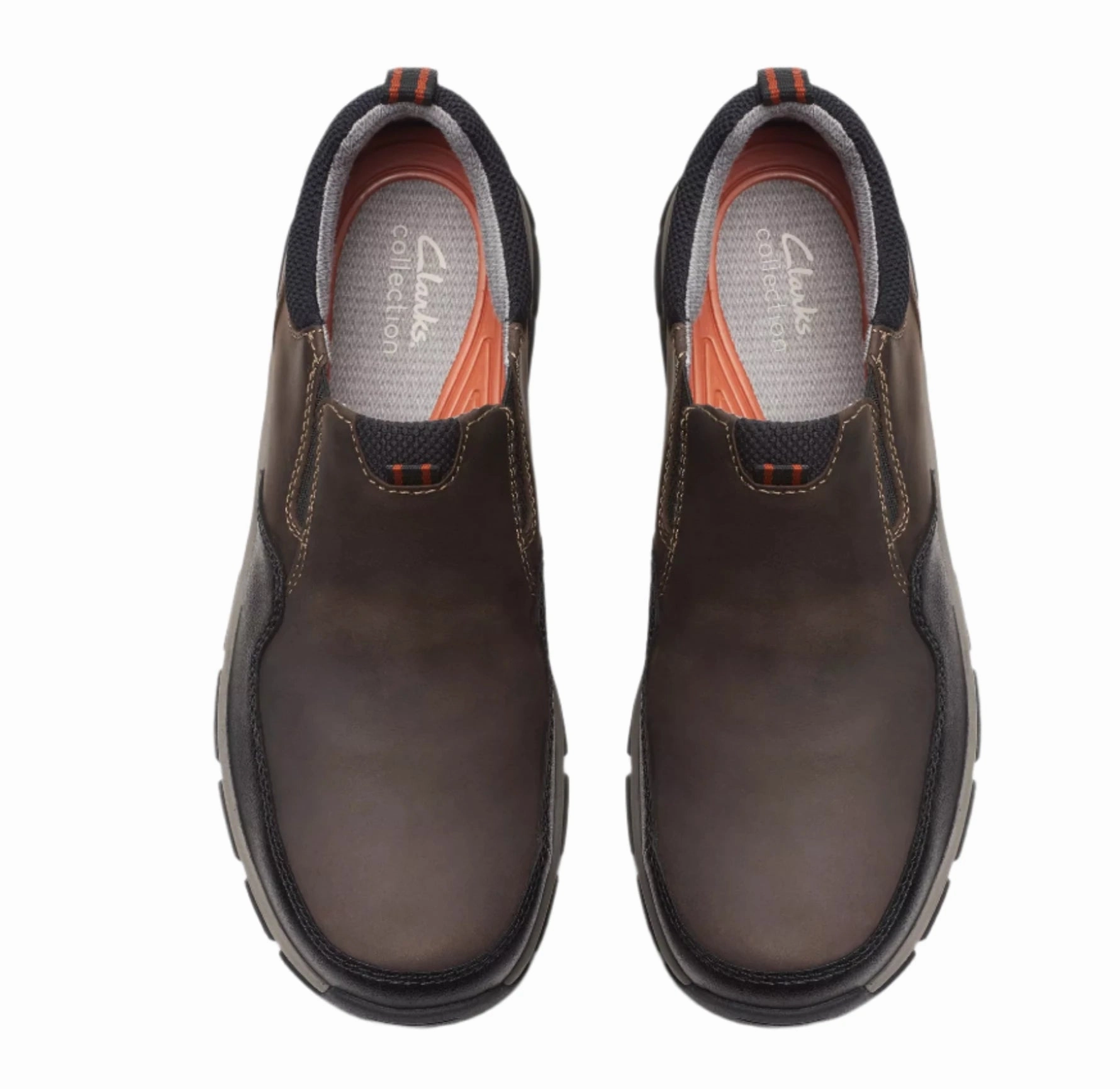 Clarks Men's Walpath Waterproof Step Slip-On - Dark Brown Form Ease