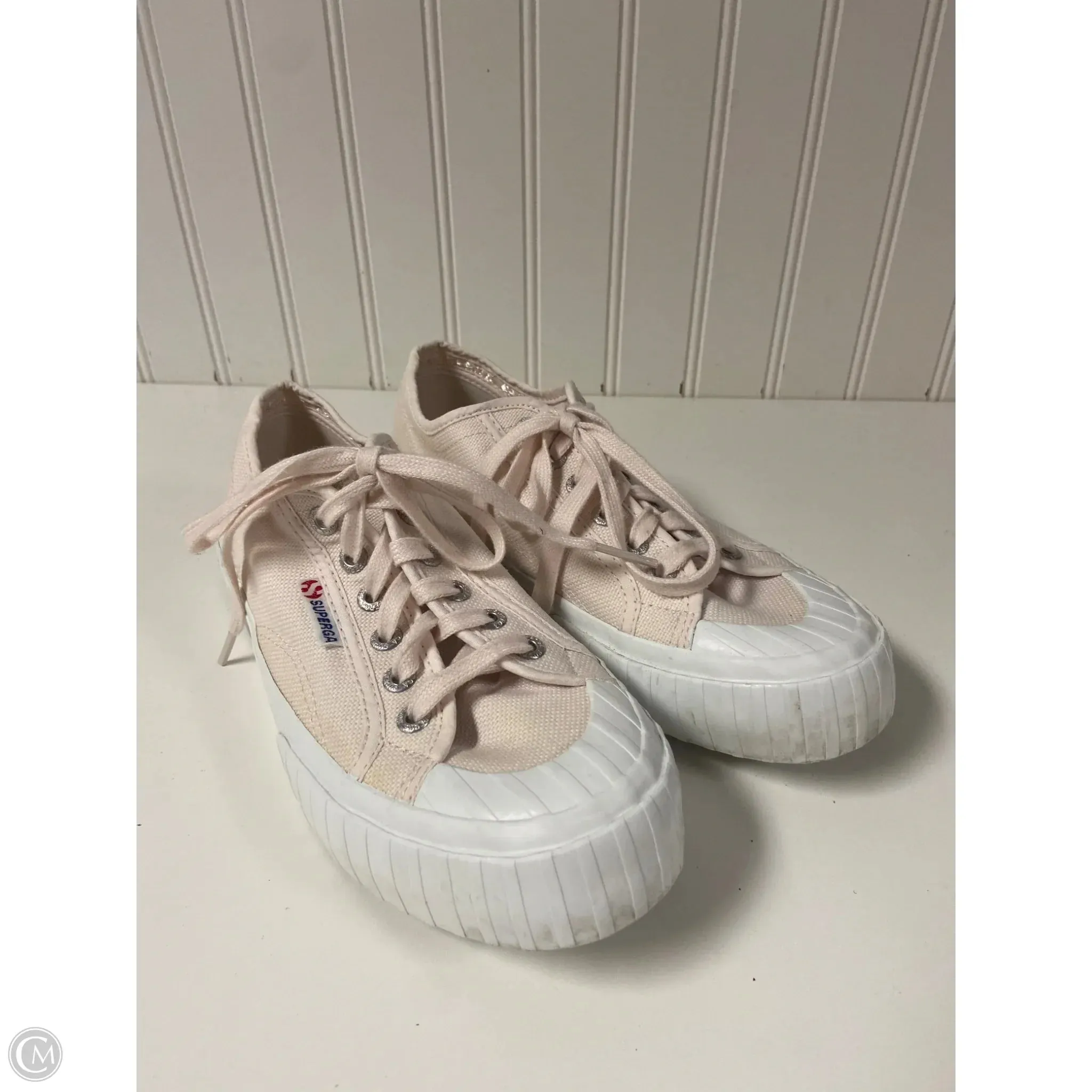Shoes Sneakers By Superga In Pink, Size: 6.5 Ventilation Channel System