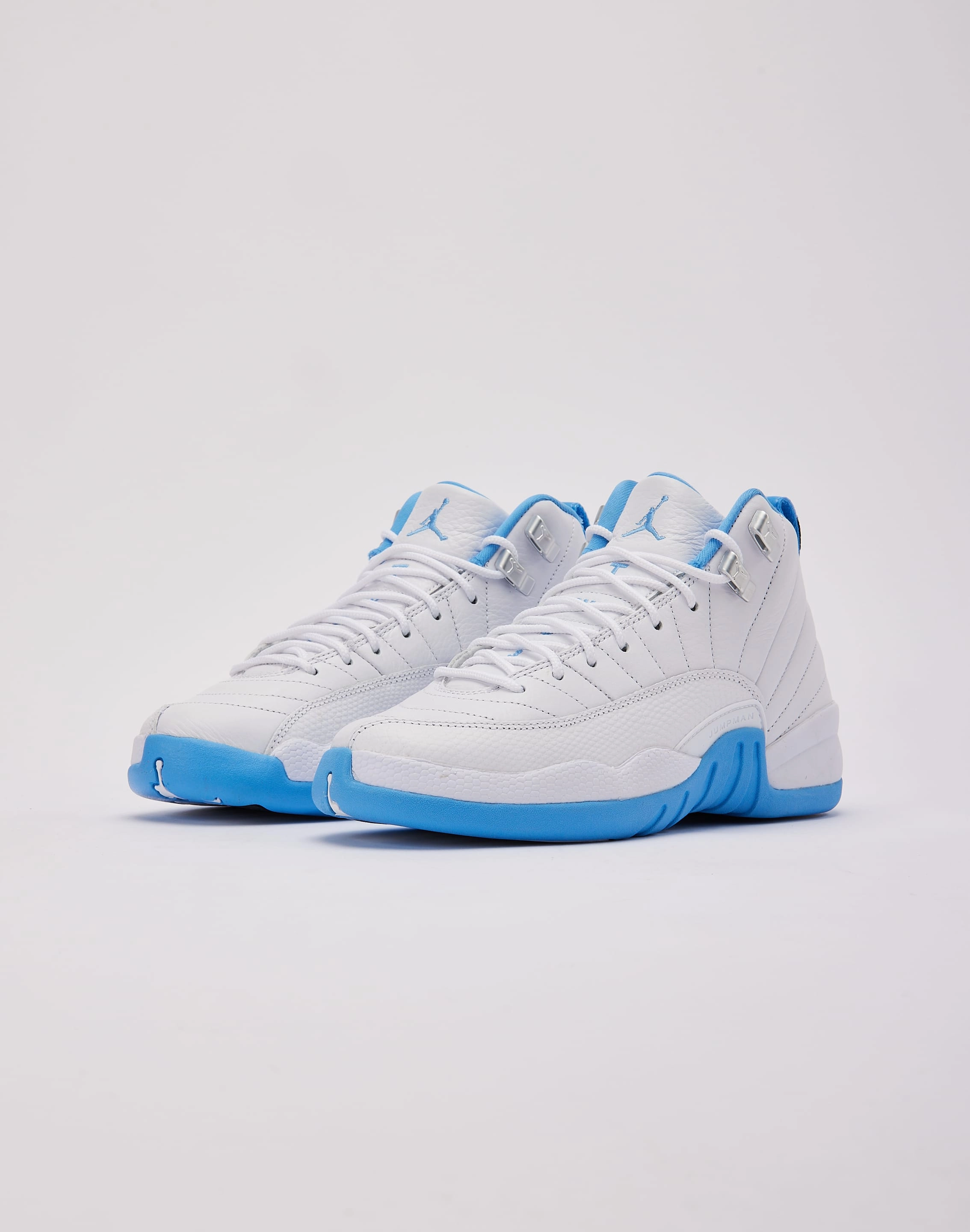 Rubber Toe Guard Jordan Air Jordan 12 Retro 'White and University Blue' Grade-School