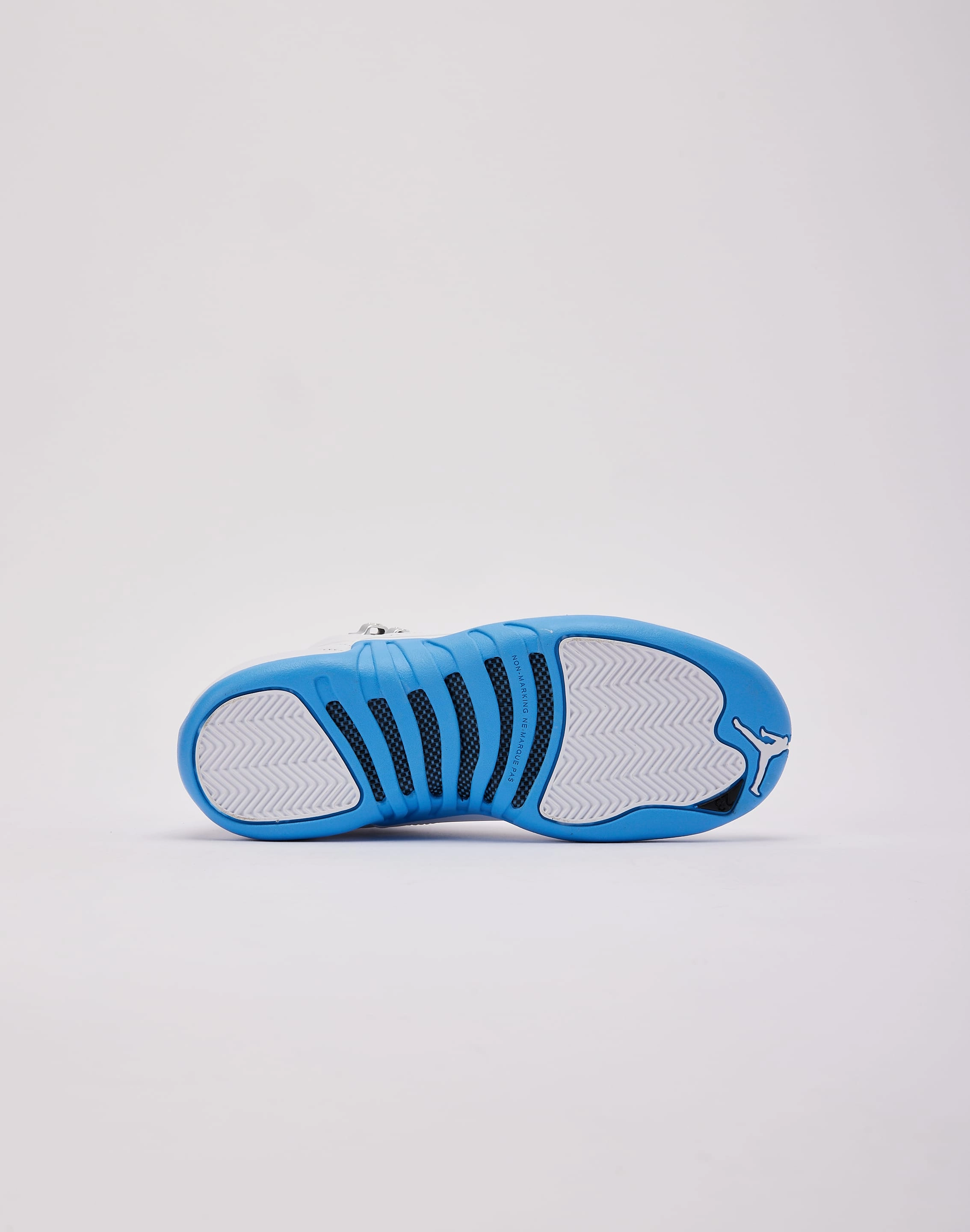 Jordan Air Jordan 12 Retro 'White and University Blue' Grade-School breathable insole