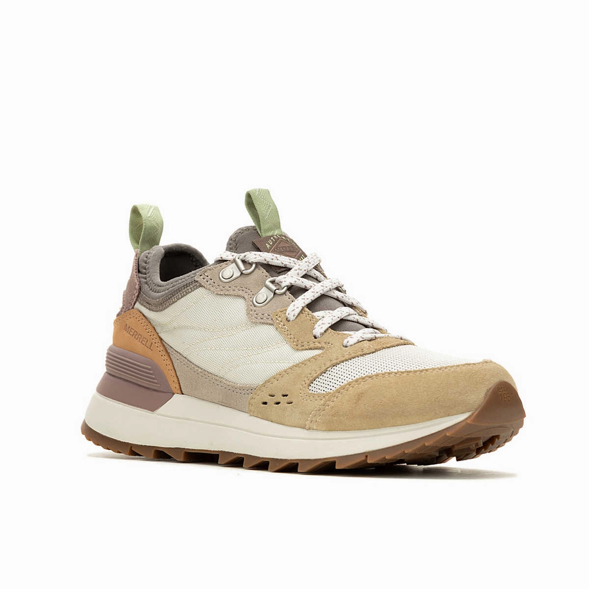 Impact Dispersion System Merrell Women's Alpine 83 Recraft Sneakers - Camel Multi