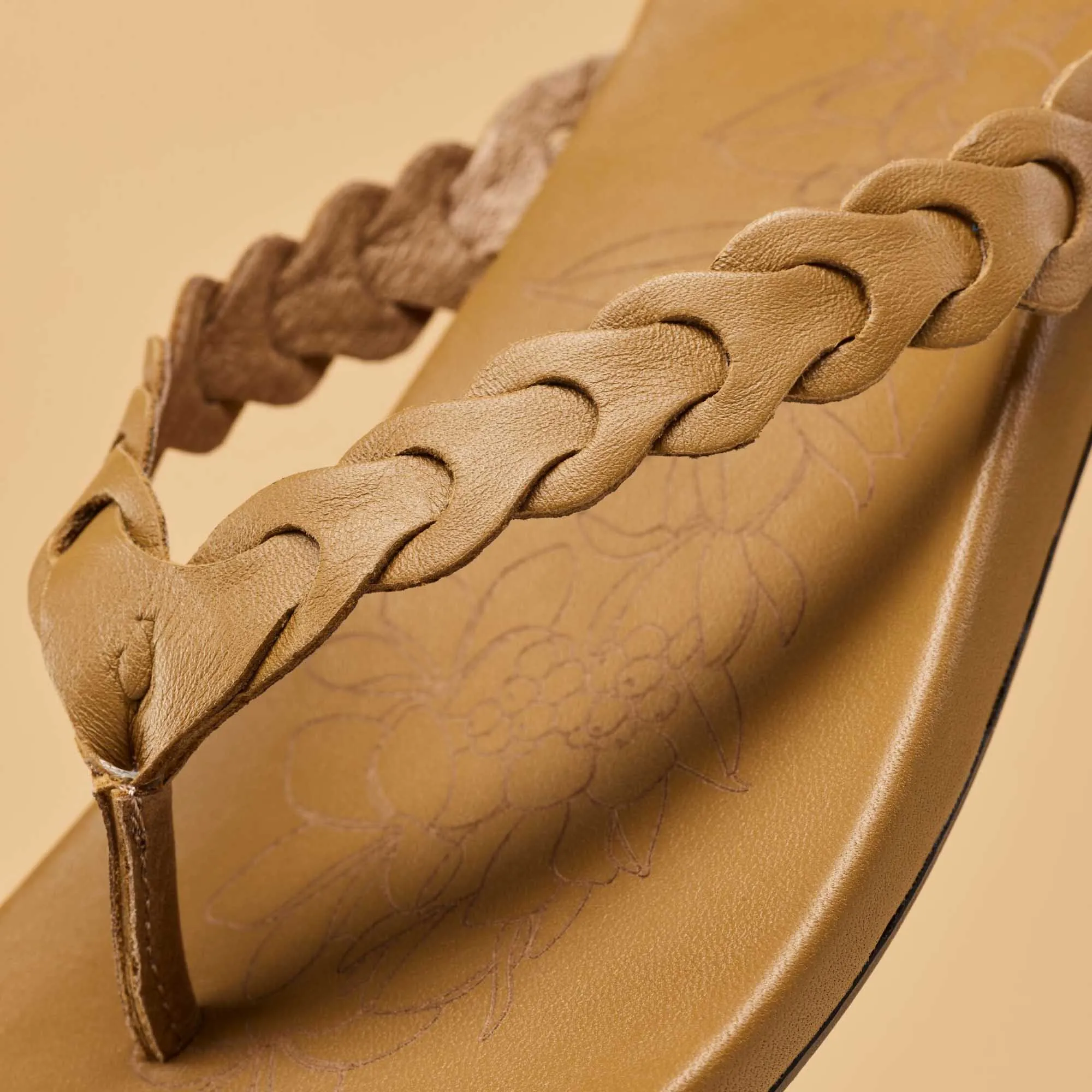 Sandal Add Ons Ergonomic Arch Support Lei - Tan