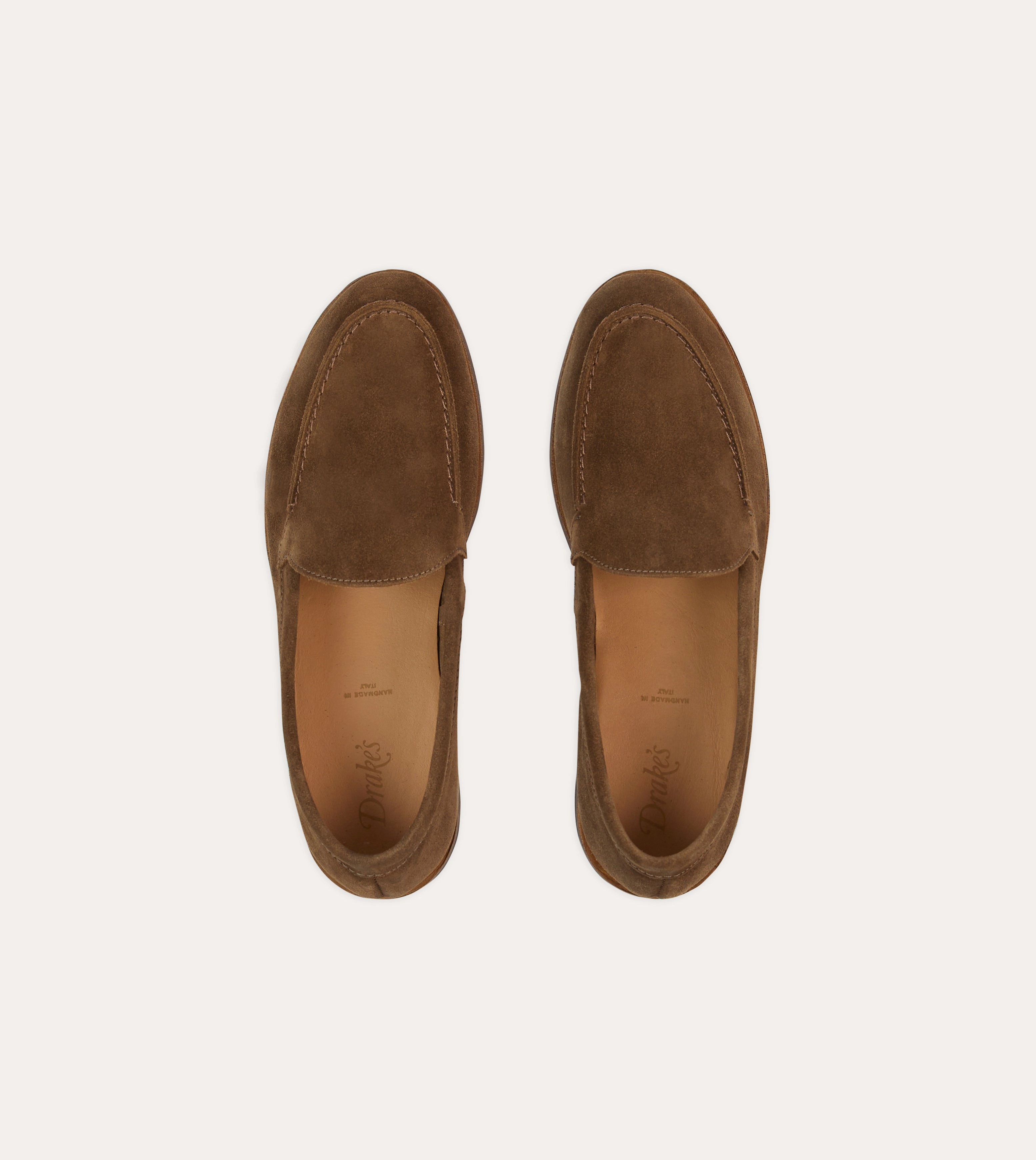 Stylish Casuals Air Glide Light Brown Suede Henri Summer Loafer