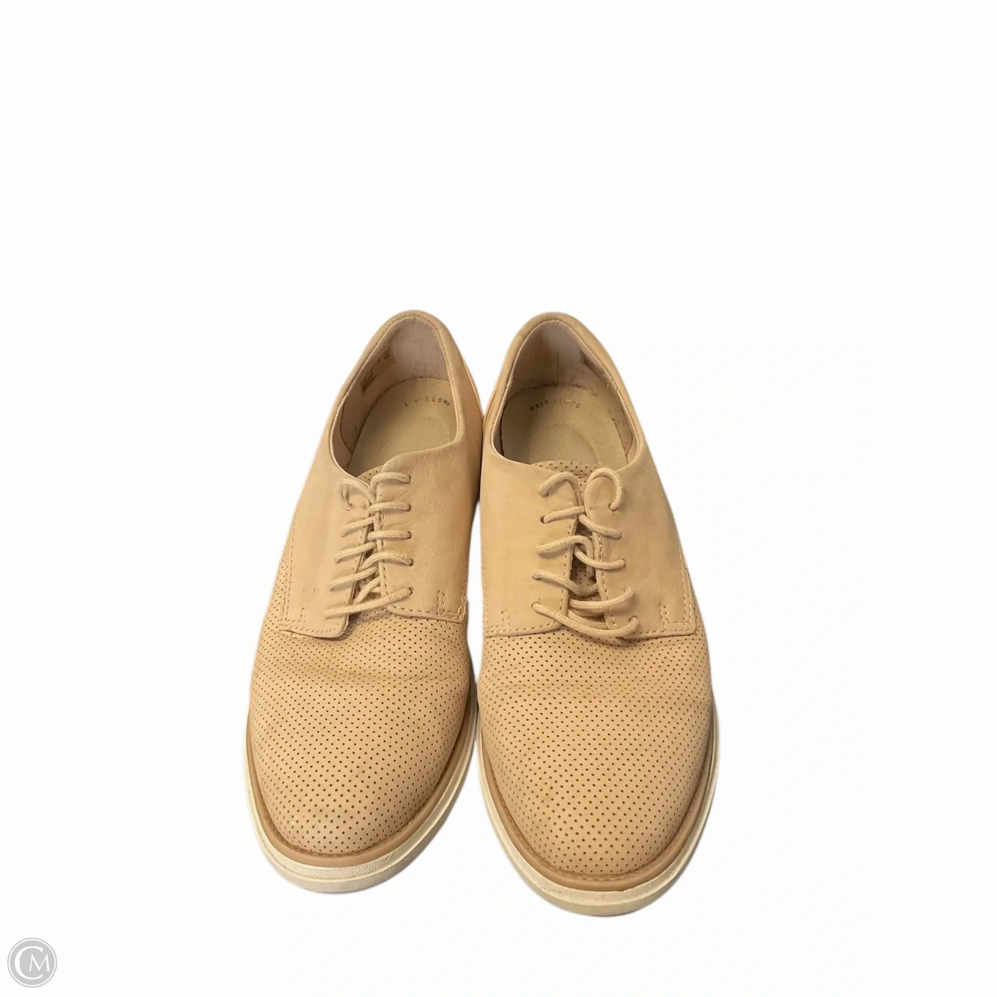 Shoes Sneakers By Clarks In Tan, Size: 9 Air Light