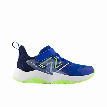 Dust Guard New Balance Kids Rave Run v2 Bungee Lace With Top Strap Sneaker - Team Royal