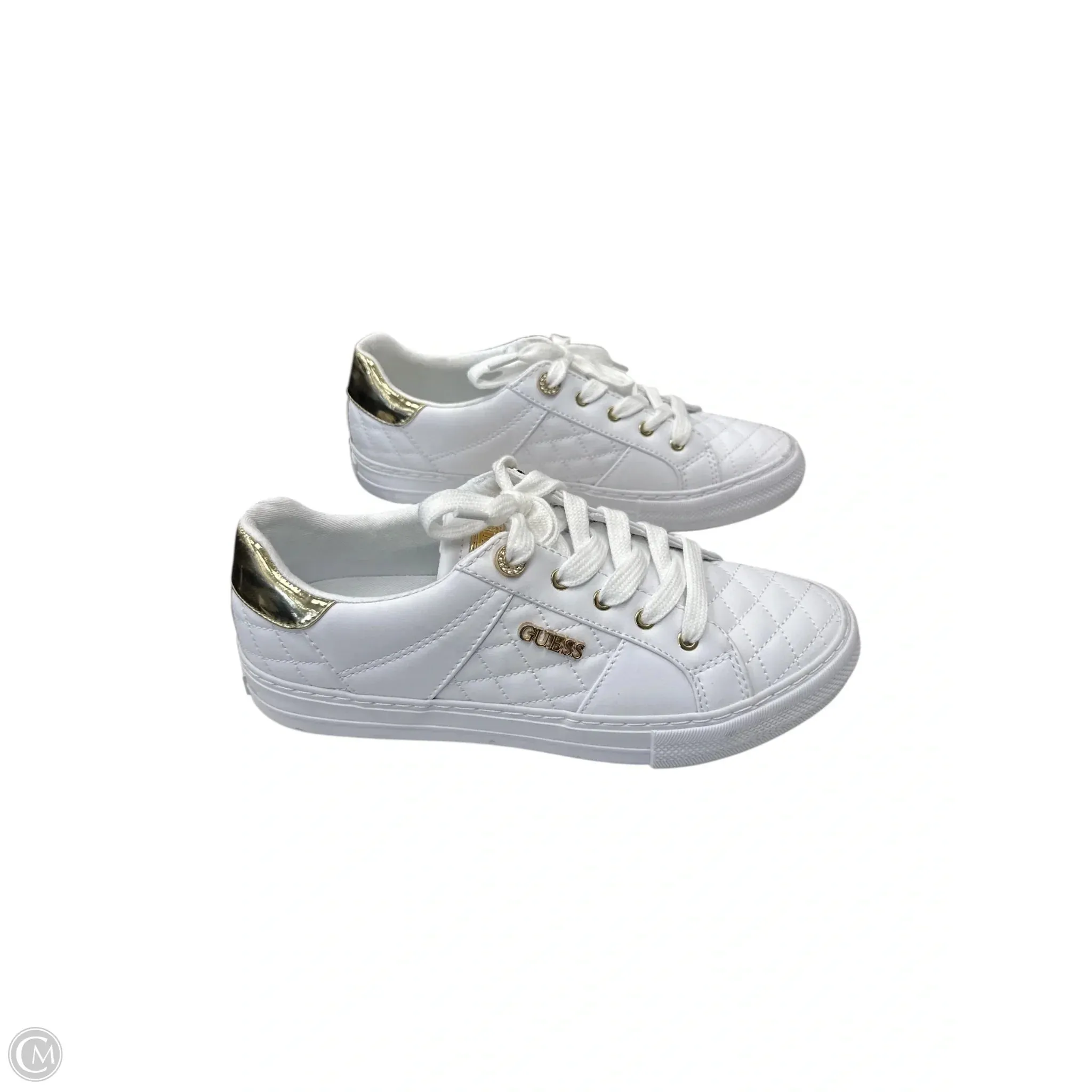 Shoes Sneakers By Guess In White, Size: 9 Bouncy Cushioning