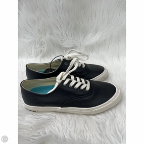 Reinforced Arch Comfort Leather Shoes Sneakers By SEAVEES In Black, Size: 9