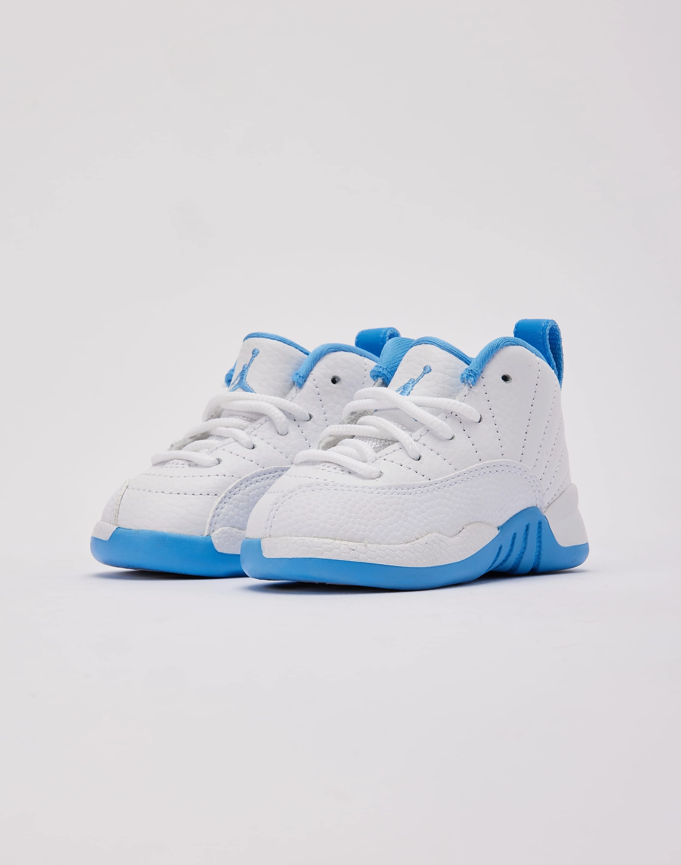 ElasticHeel Indoor kids' clothes Jordan Air Jordan 12 Retro 'White and University Blue' Toddler