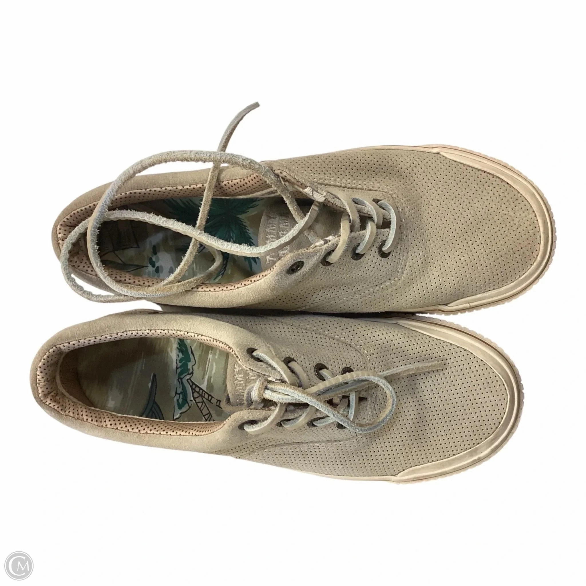 Light Padding Shoes Sneakers By Tommy Bahama In Tan, Size: 9