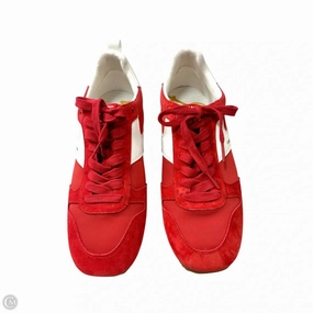 Vulcanized Sole Shoes Sneakers By Sam Edelman In Red & White, Size: 9