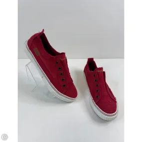 Shoes Sneakers By Blowfish In Red & White, Size: 10 Textured Tread Pattern Sneaker Disinfectant