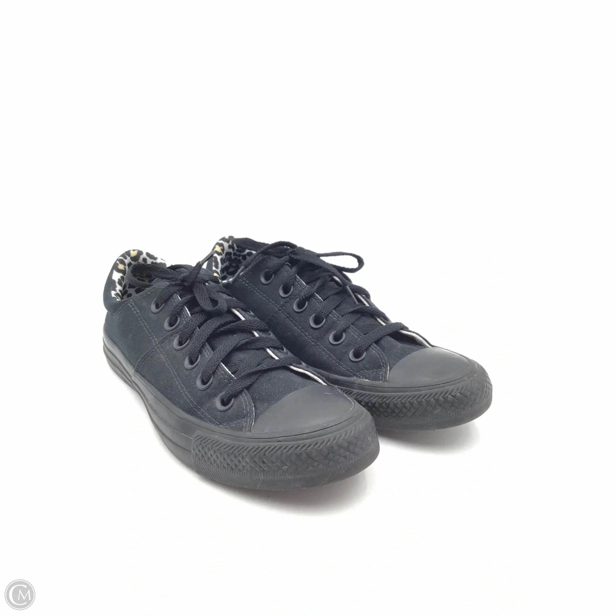 Lace Lock Shoes Sneakers By Converse In Black, Size: 7.5
