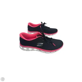 Odor   Resistant Retro-inspired silhouette Shoes Sneakers By Skechers In Black & Pink, Size: 8